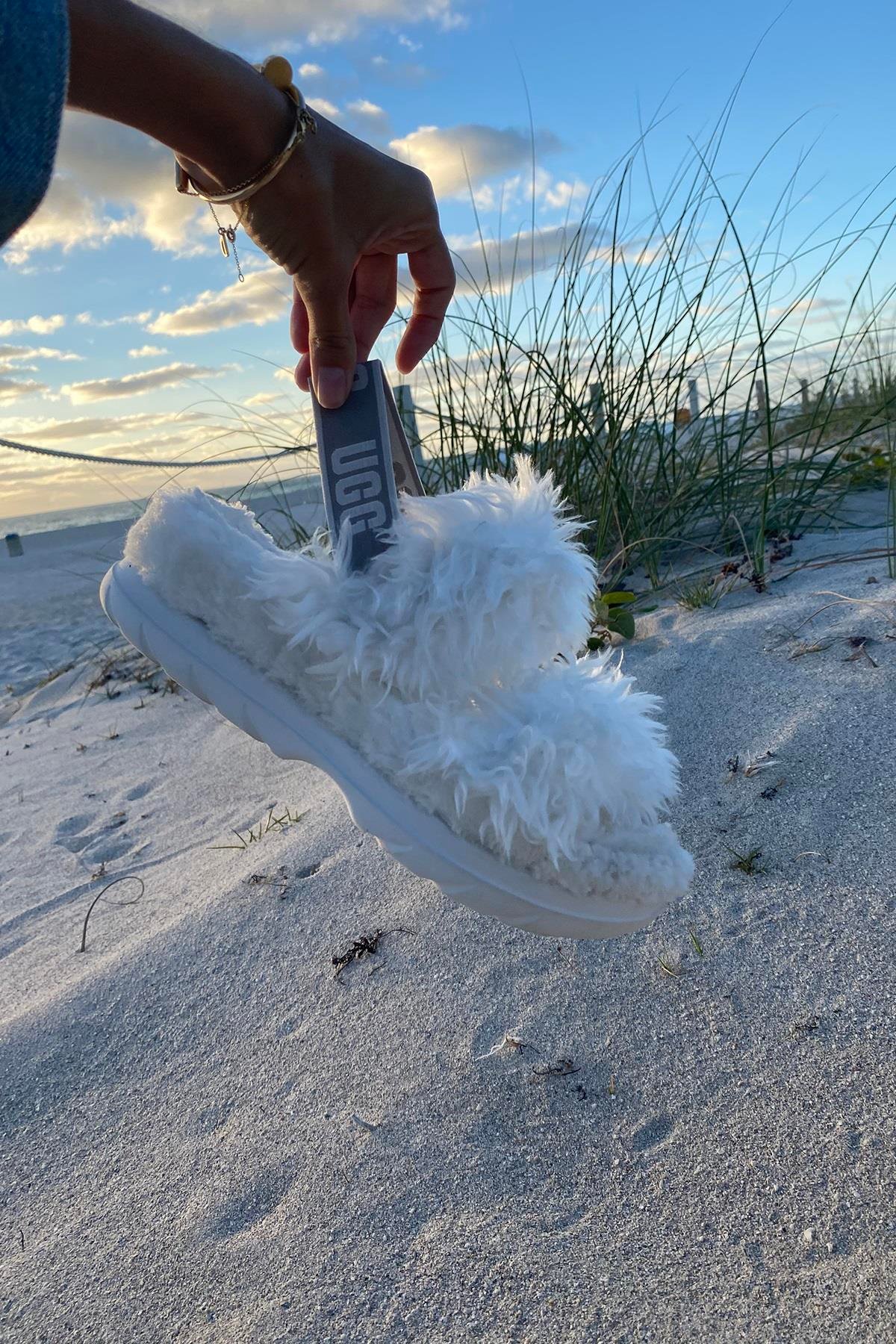 W FLUFF SUGAR SANDAL WHITE (BEYAZ)