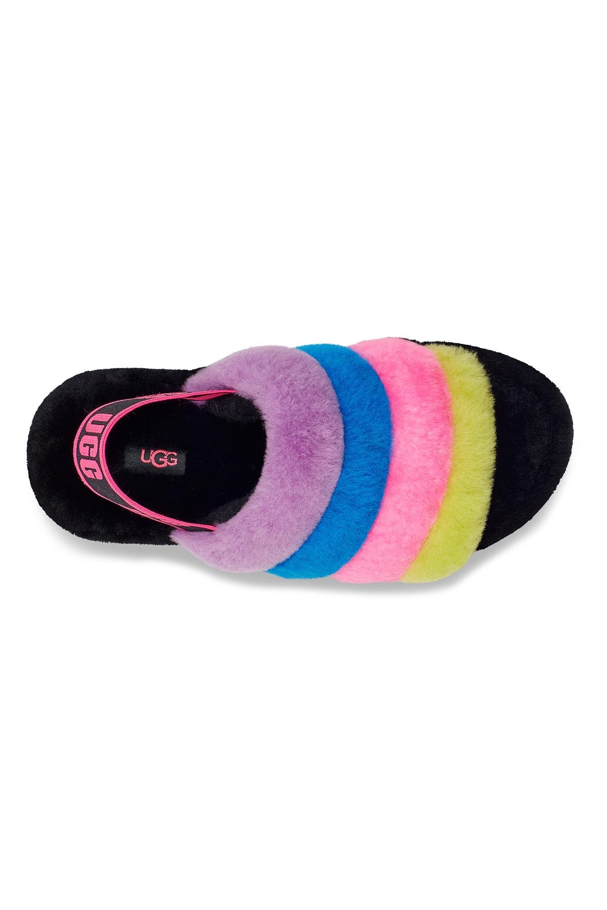 W FLUFF YEAH SLIDE BLACK / TAFFY PINK MULTI