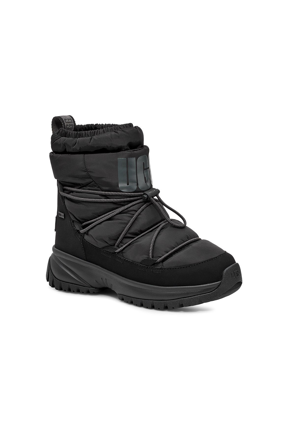 W YOSE PUFFER MID BLACK (SIYAH)