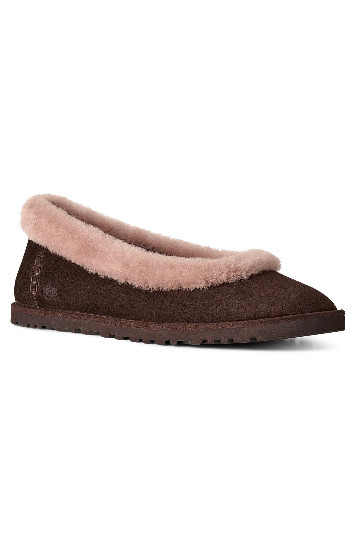 W ZORA BALLET FLAT DUSTED COCOA