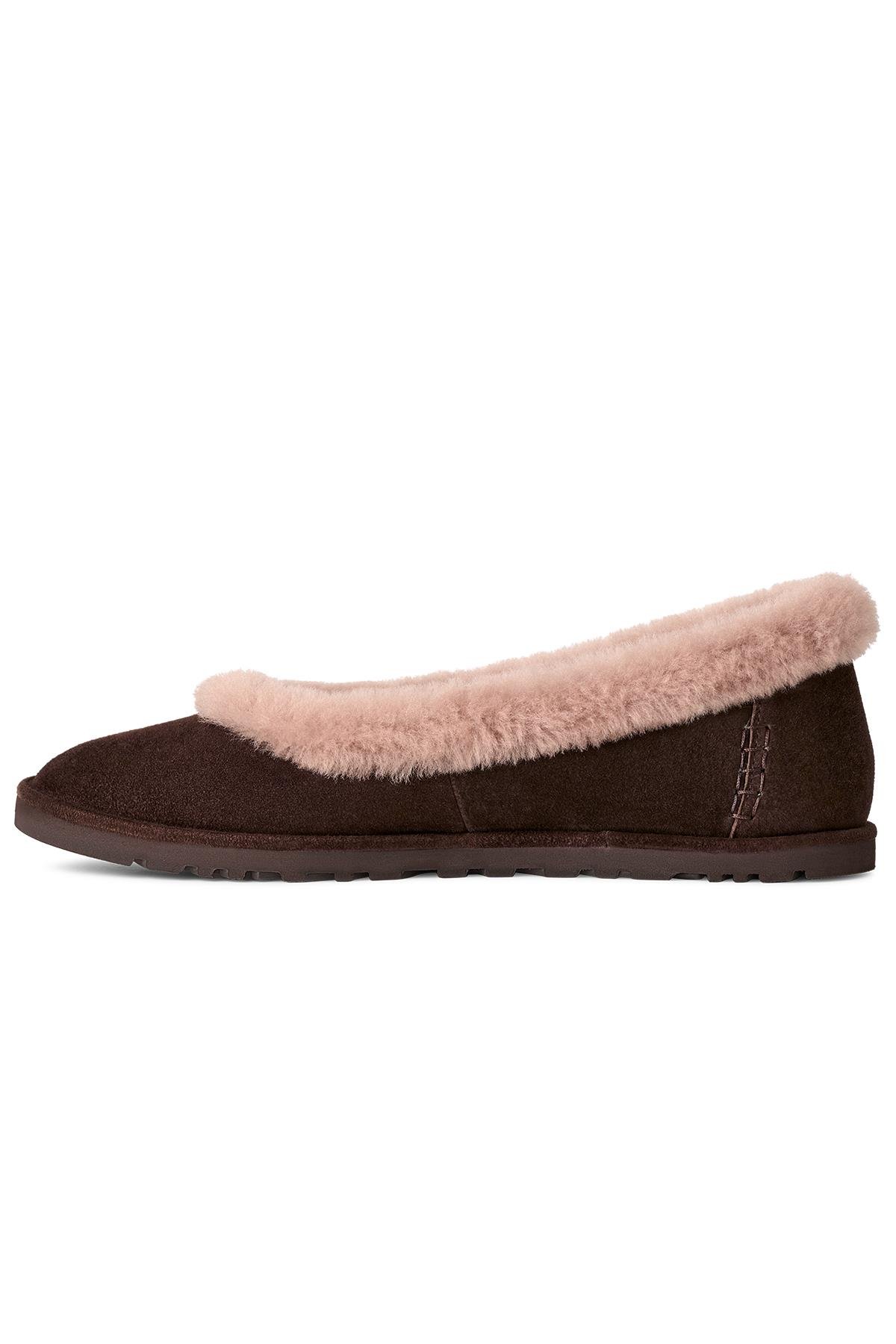 W ZORA BALLET FLAT DUSTED COCOA