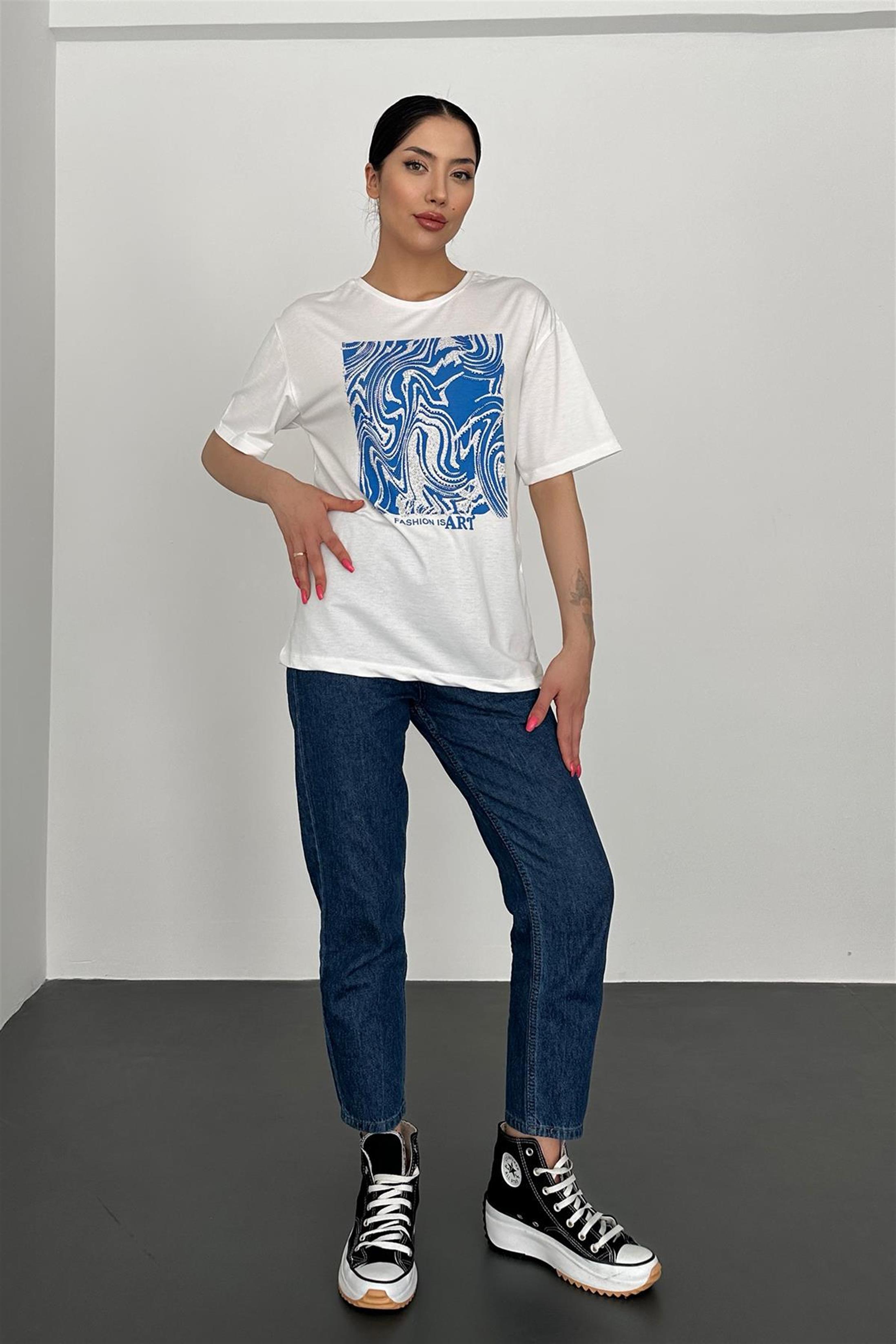 Kadın Salaş Boyfriend Denim Jean Kot Pantolon