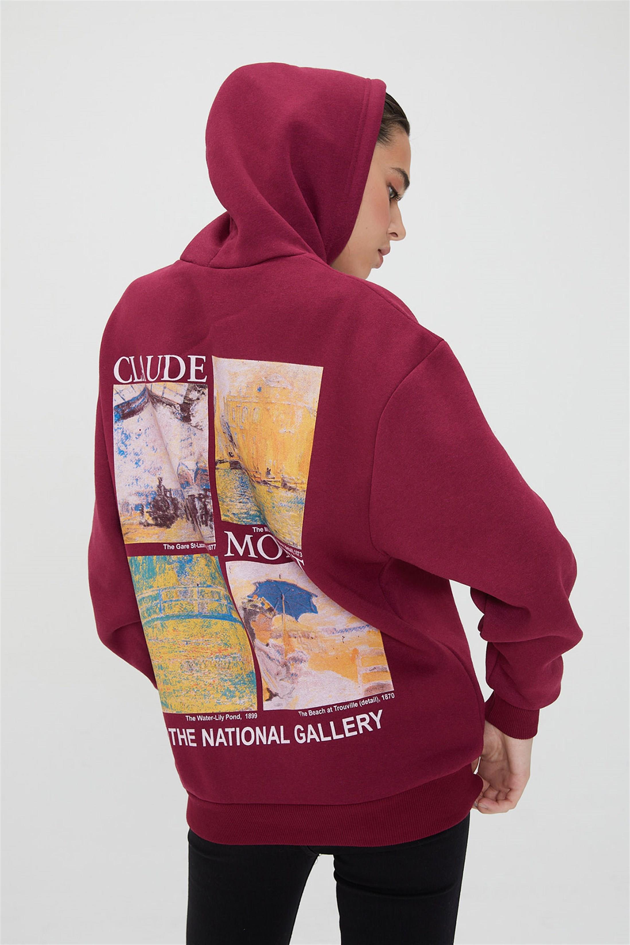 Kadın The National Baskılı Kapüşonlu Sweatshirt