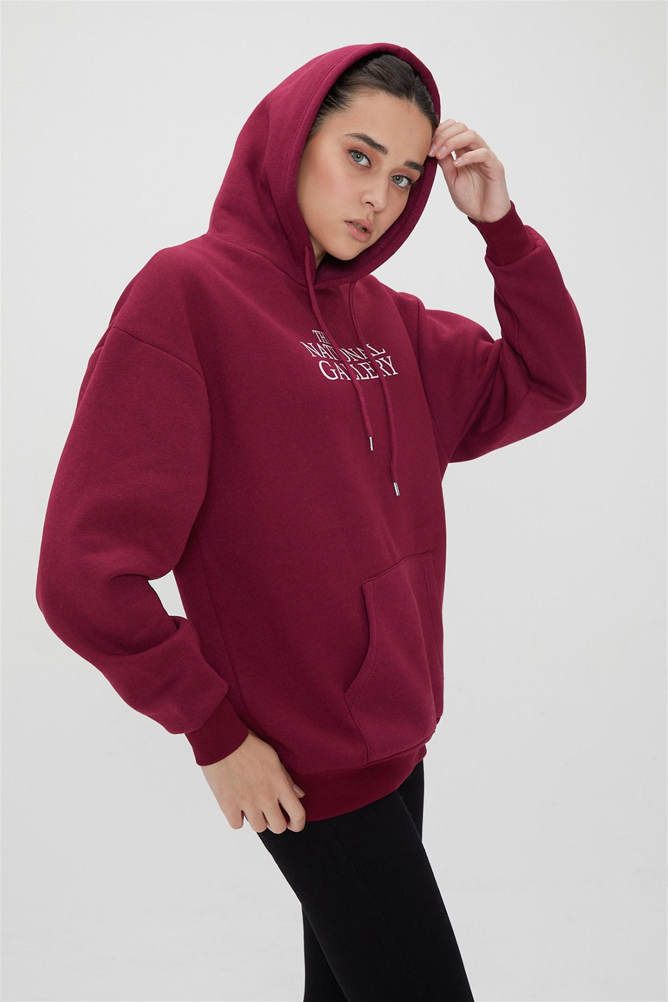 Kadın The National Baskılı Kapüşonlu Sweatshirt