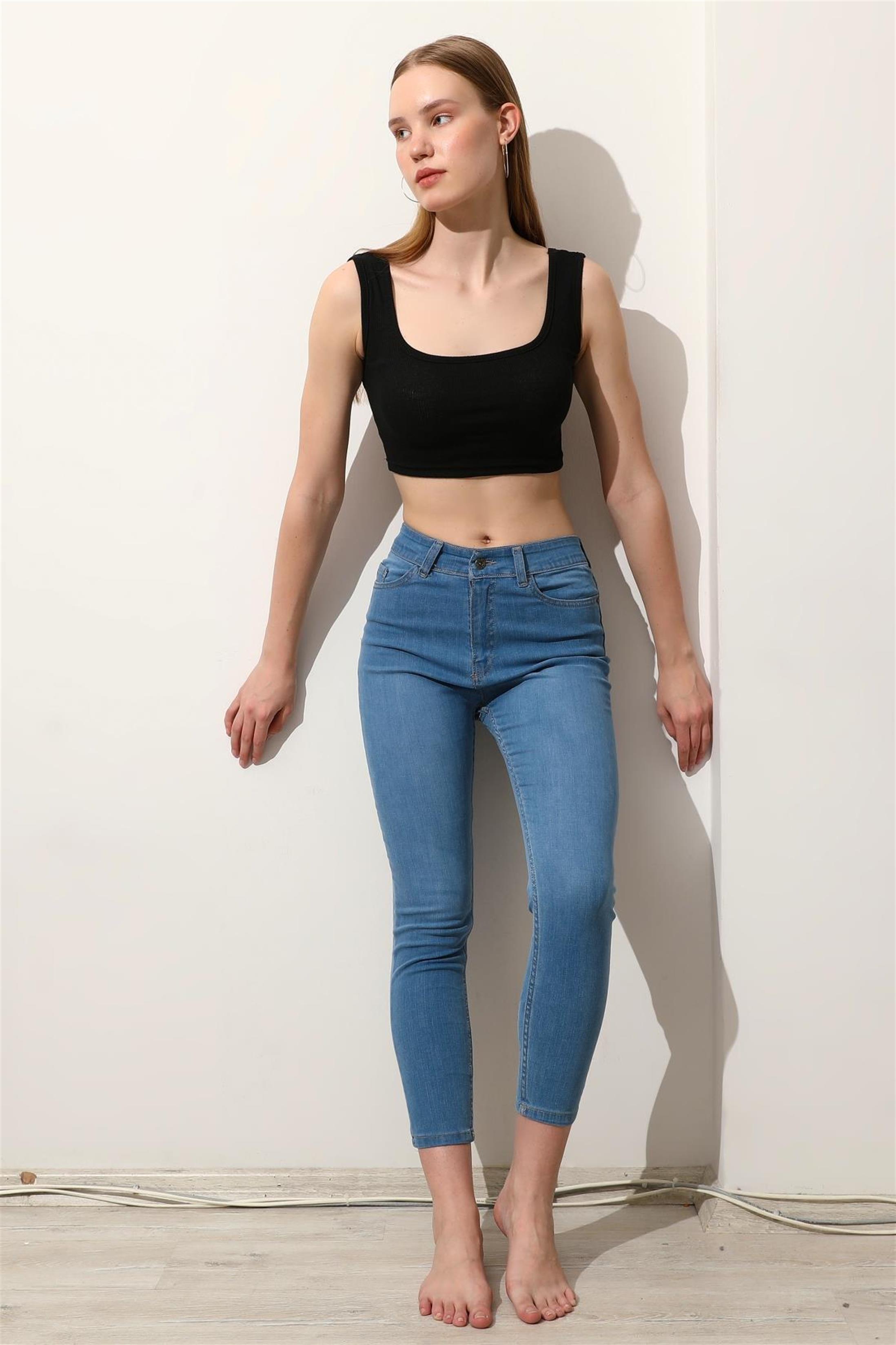 Kadın Kaşkorse Crop Büstiyer