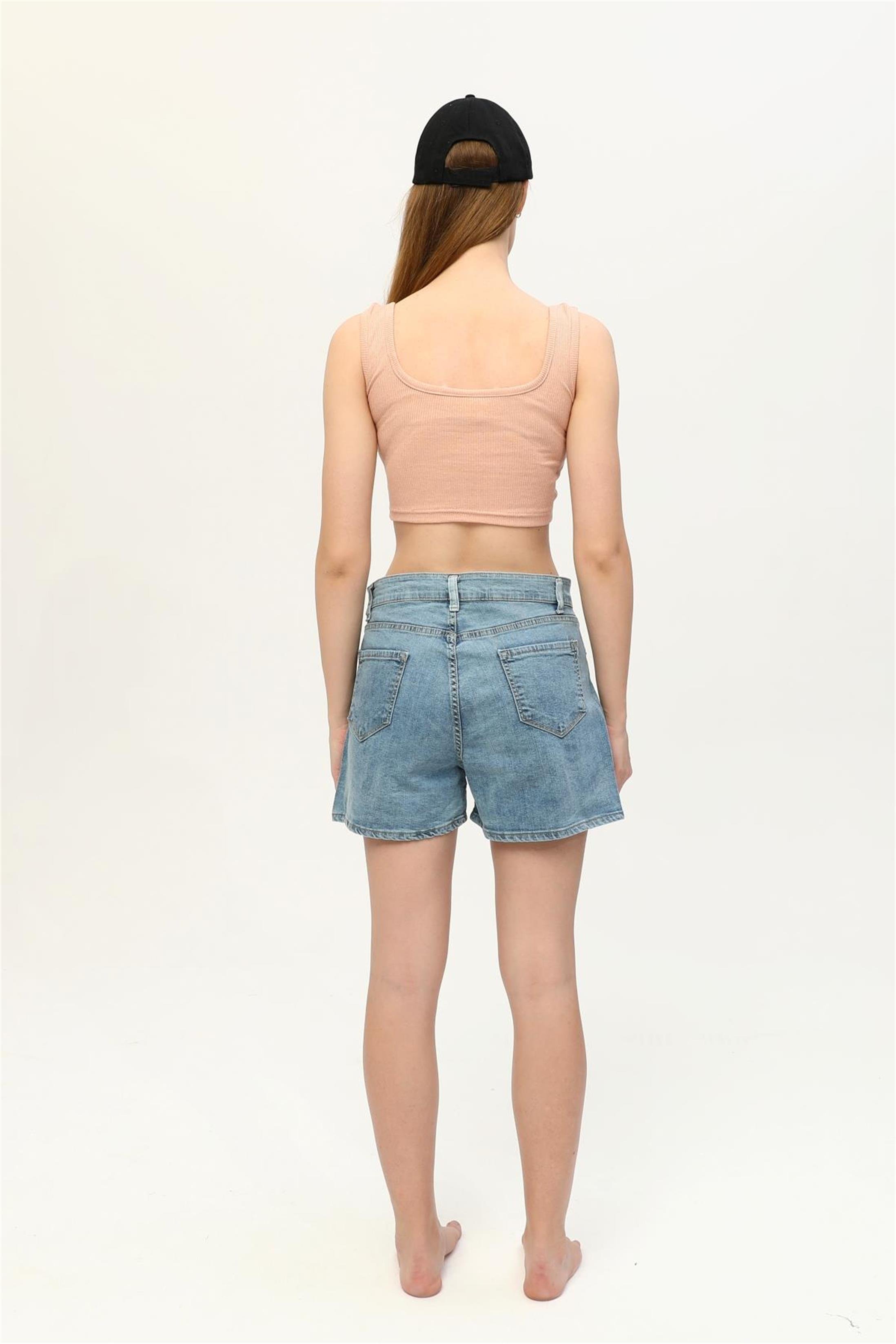 Kadın Kaşkorse Crop Büstiyer