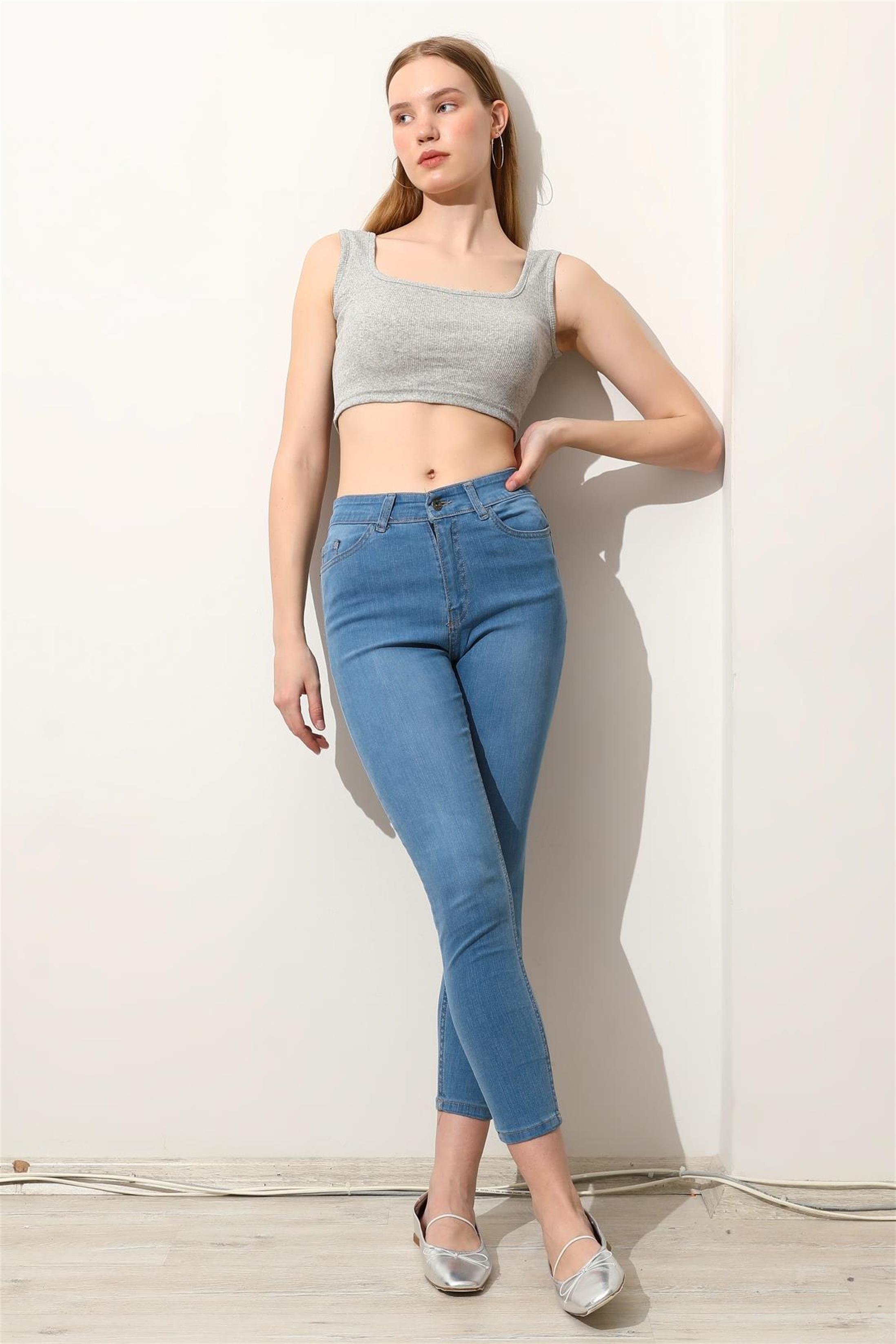 Kadın Kaşkorse Crop Büstiyer