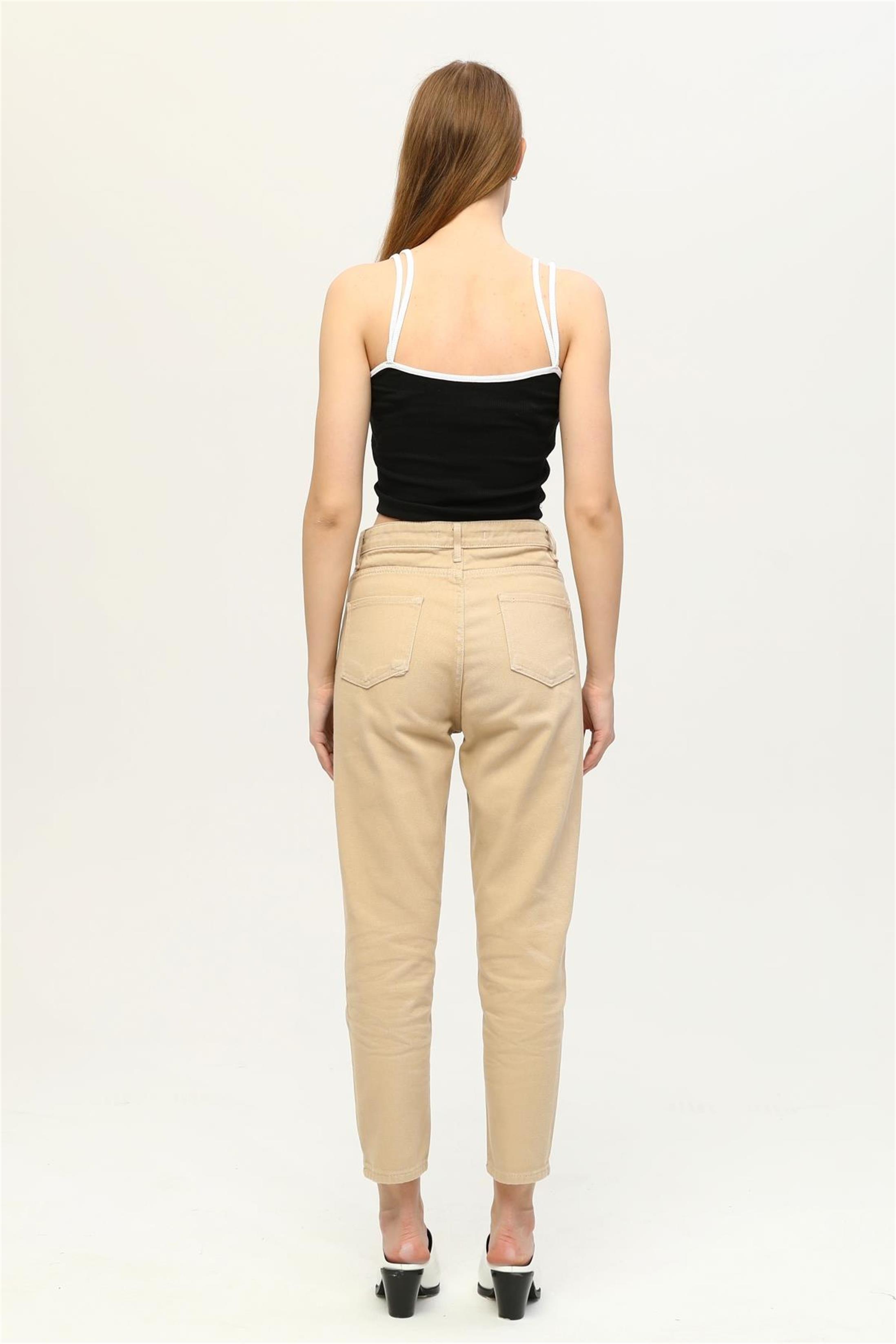 Kadın Çift Biye Askılı Crop Top Büstiyer