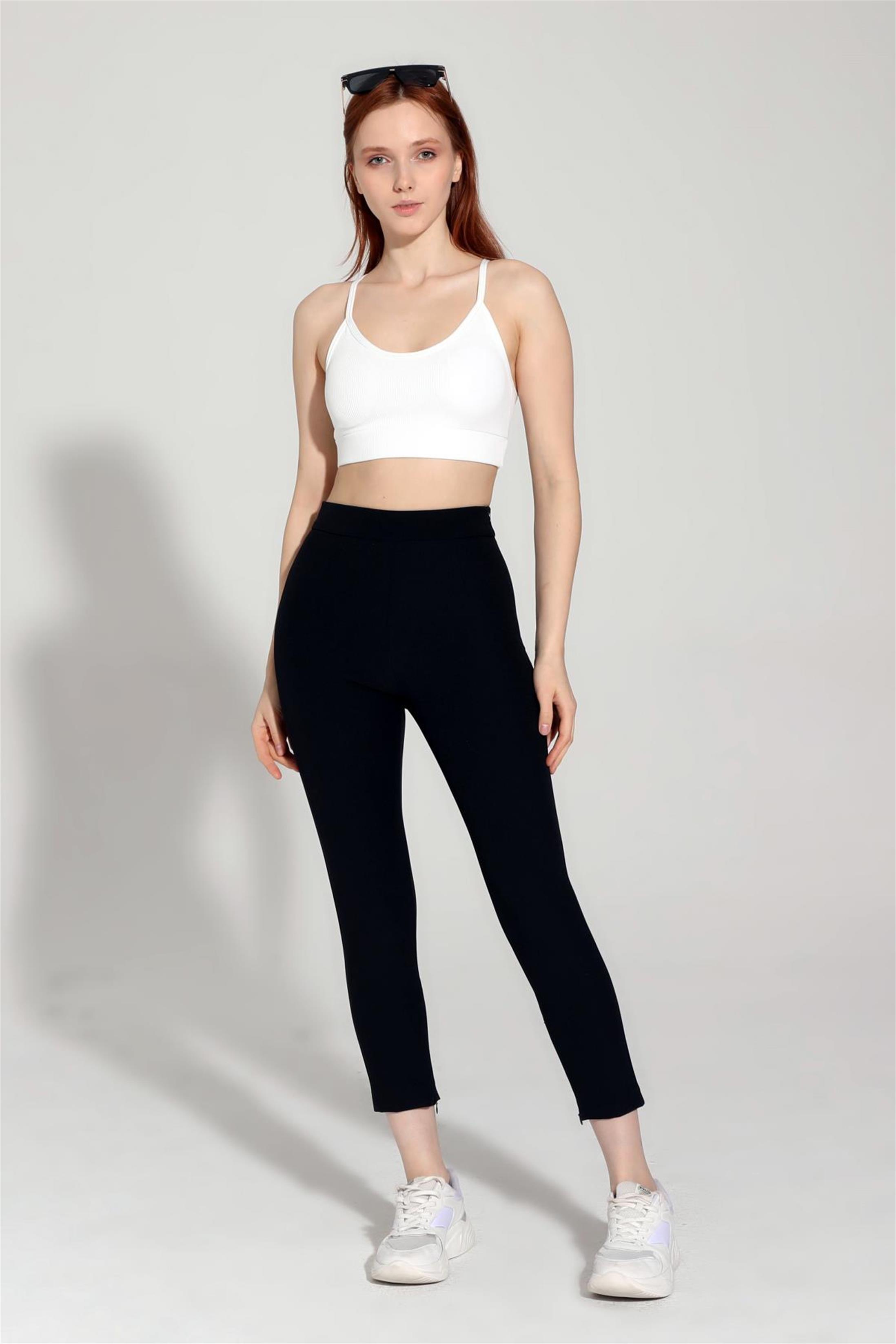 Kadın İp Askılı Fitilli Seamless Spor Büstiyer
