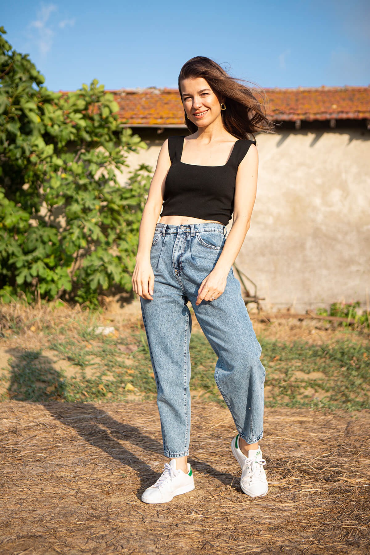 Açık Mavi Balon Jean