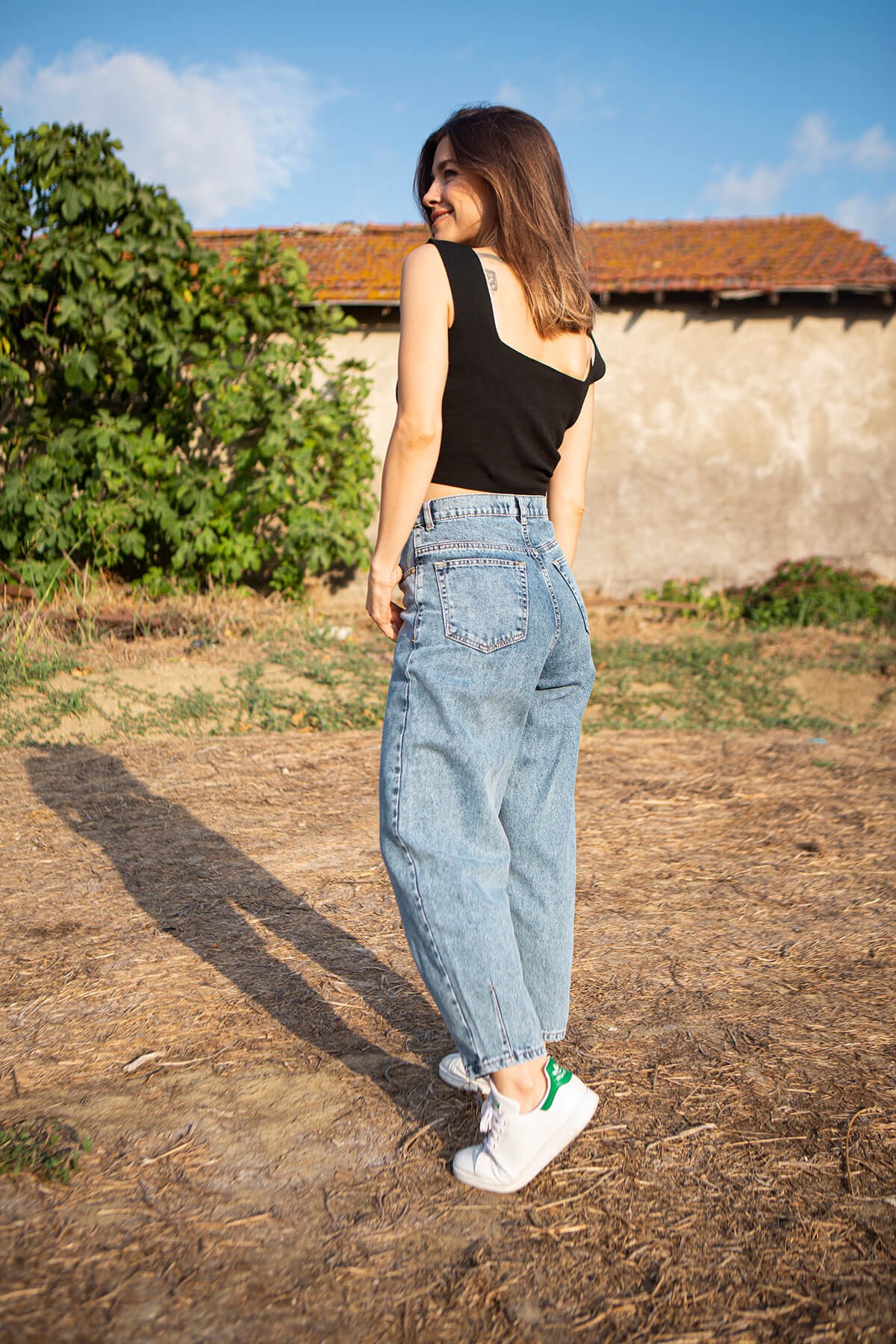 Açık Mavi Balon Jean