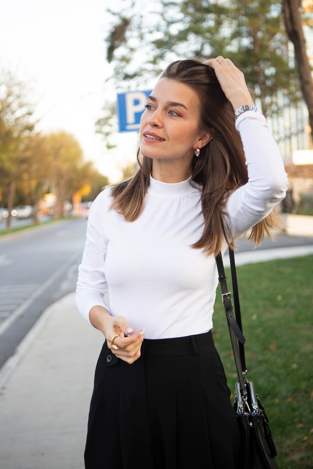 Beyaz Alttan Çıtçıtlı Bodysuit