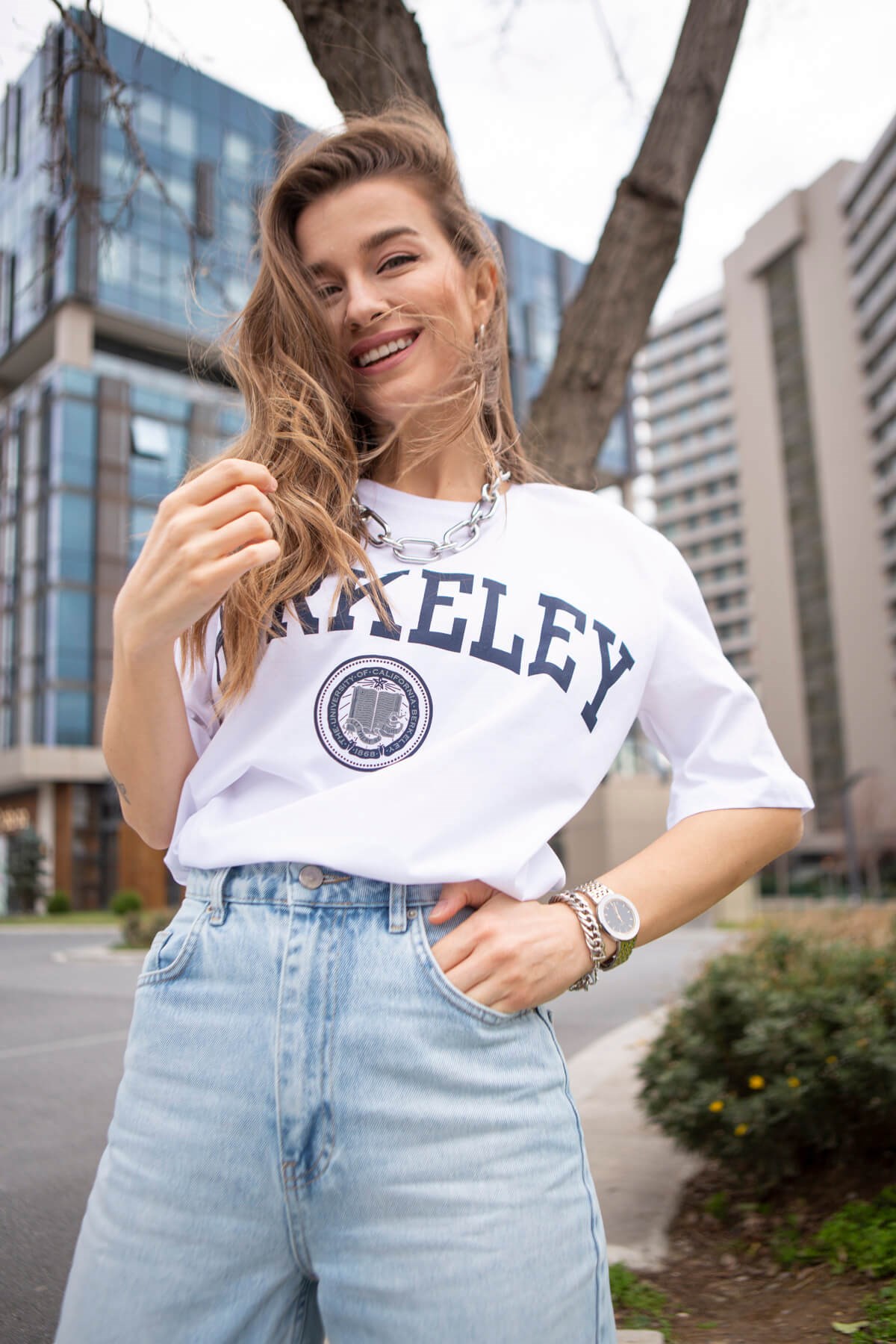 Beyaz Berkley T-Shirt