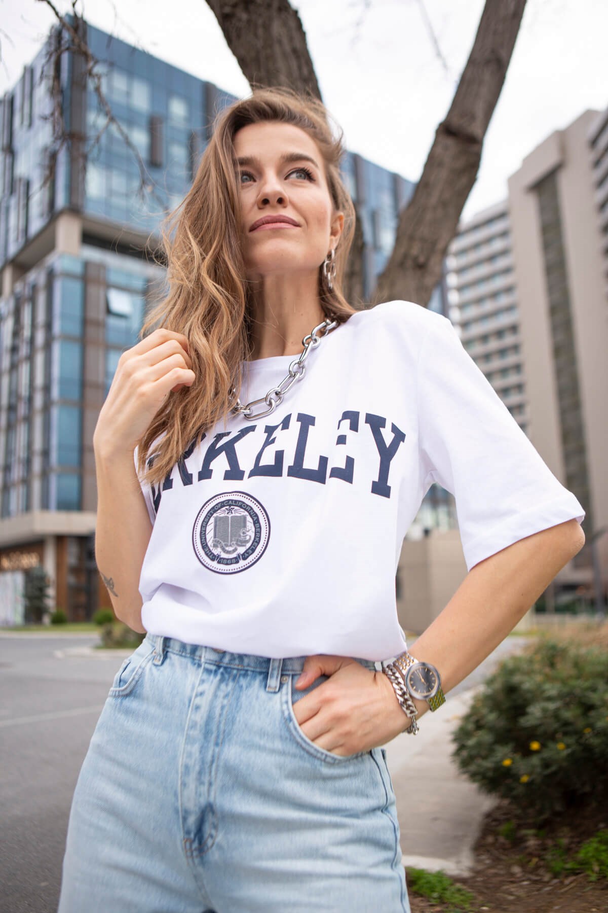 Beyaz Berkley T-Shirt