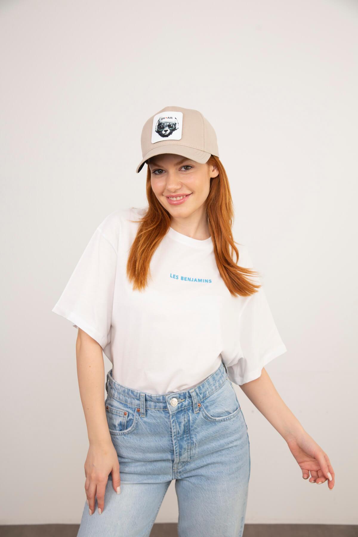 Beyaz Les Benjamins Baskılı T-Shirt