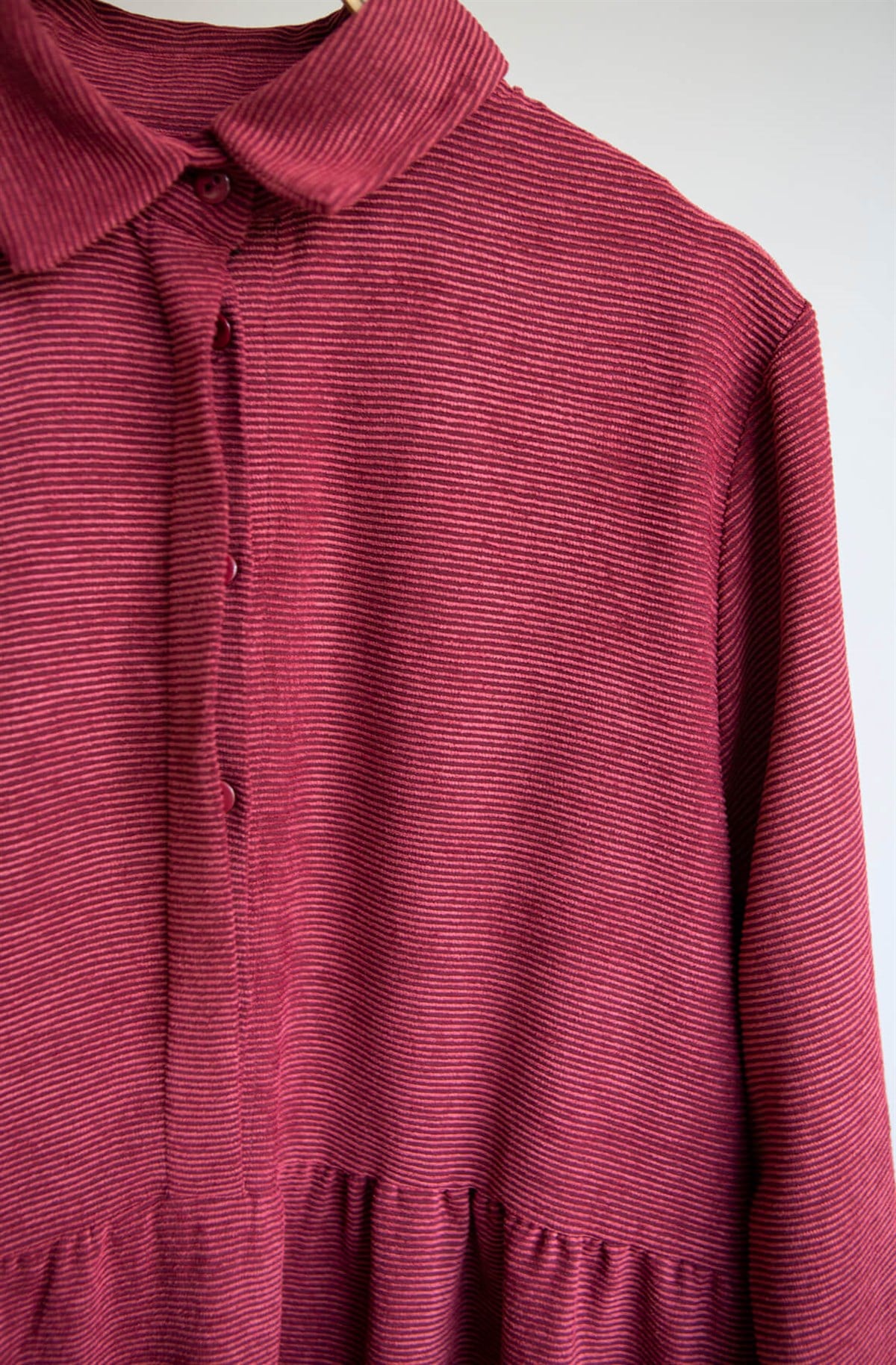 Bordo Kadife Elbise