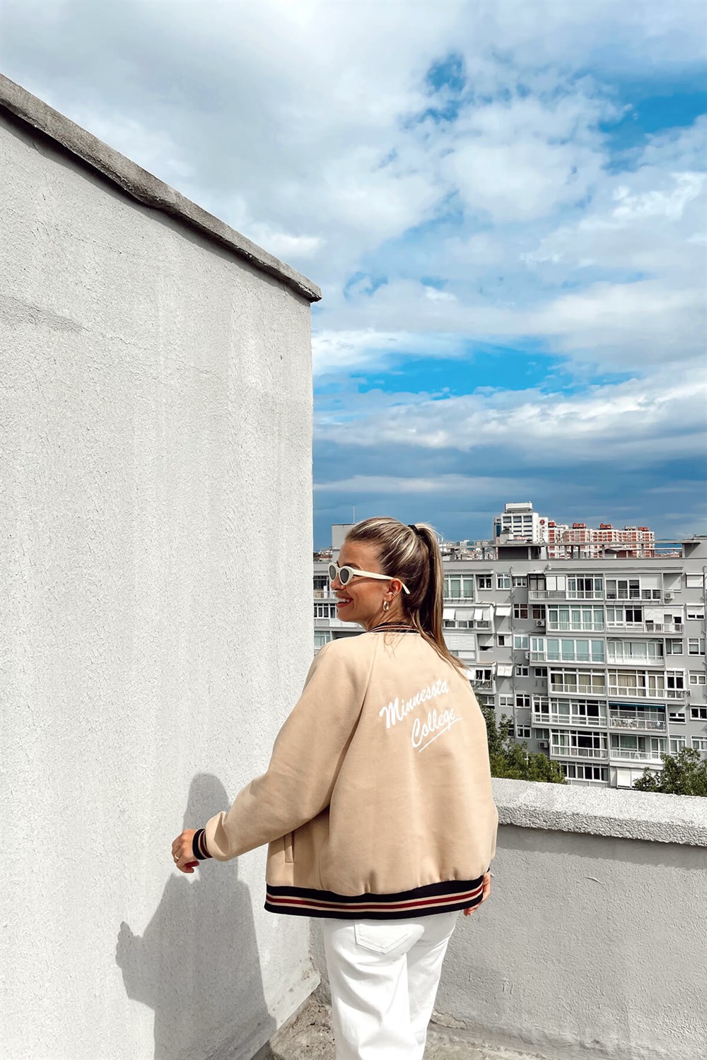 Camel Astarlı Kolej Ceket