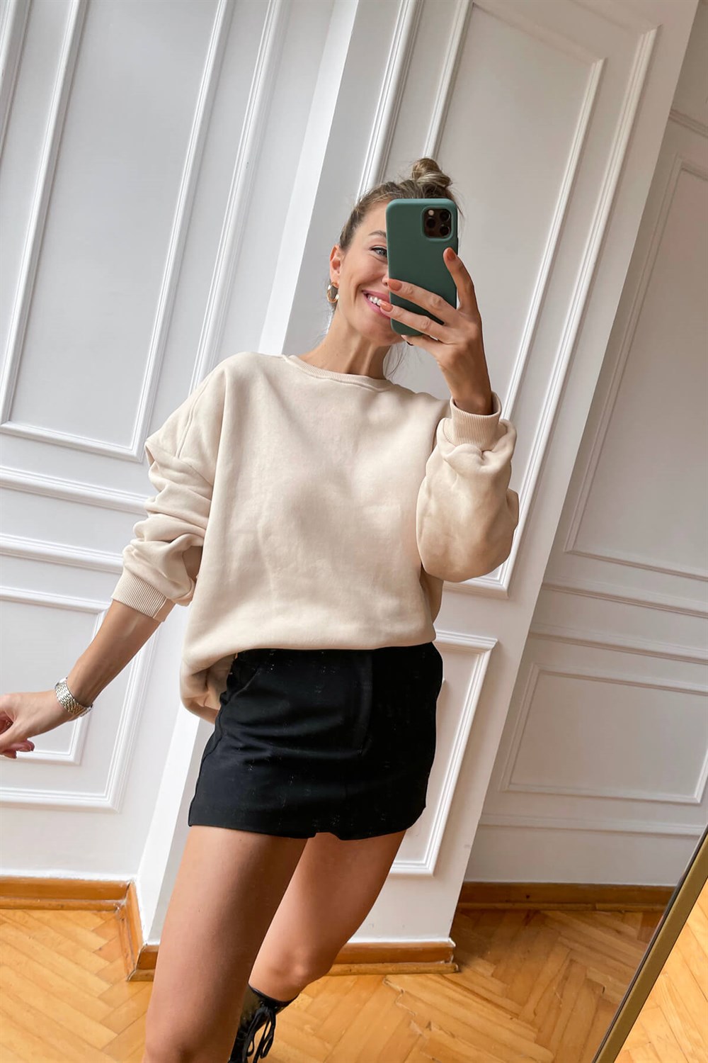 Camel Basic Sweatshirt