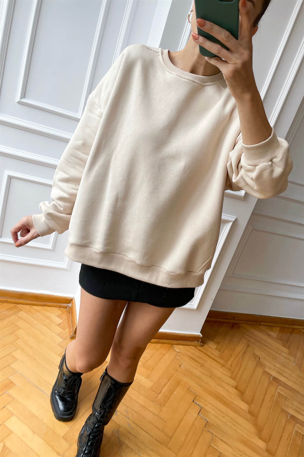 Camel Basic Sweatshirt
