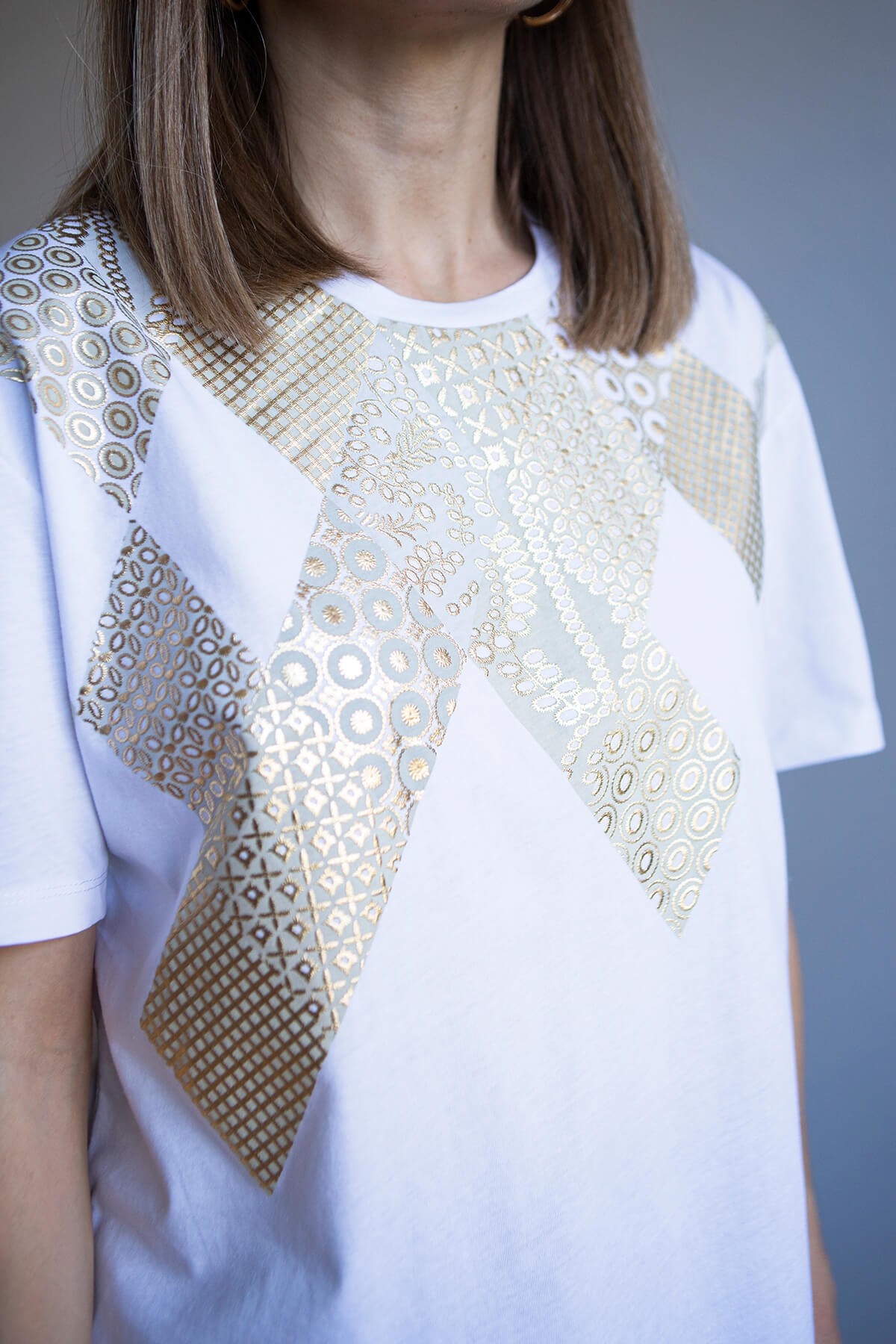 Gold Detay T-Shirt