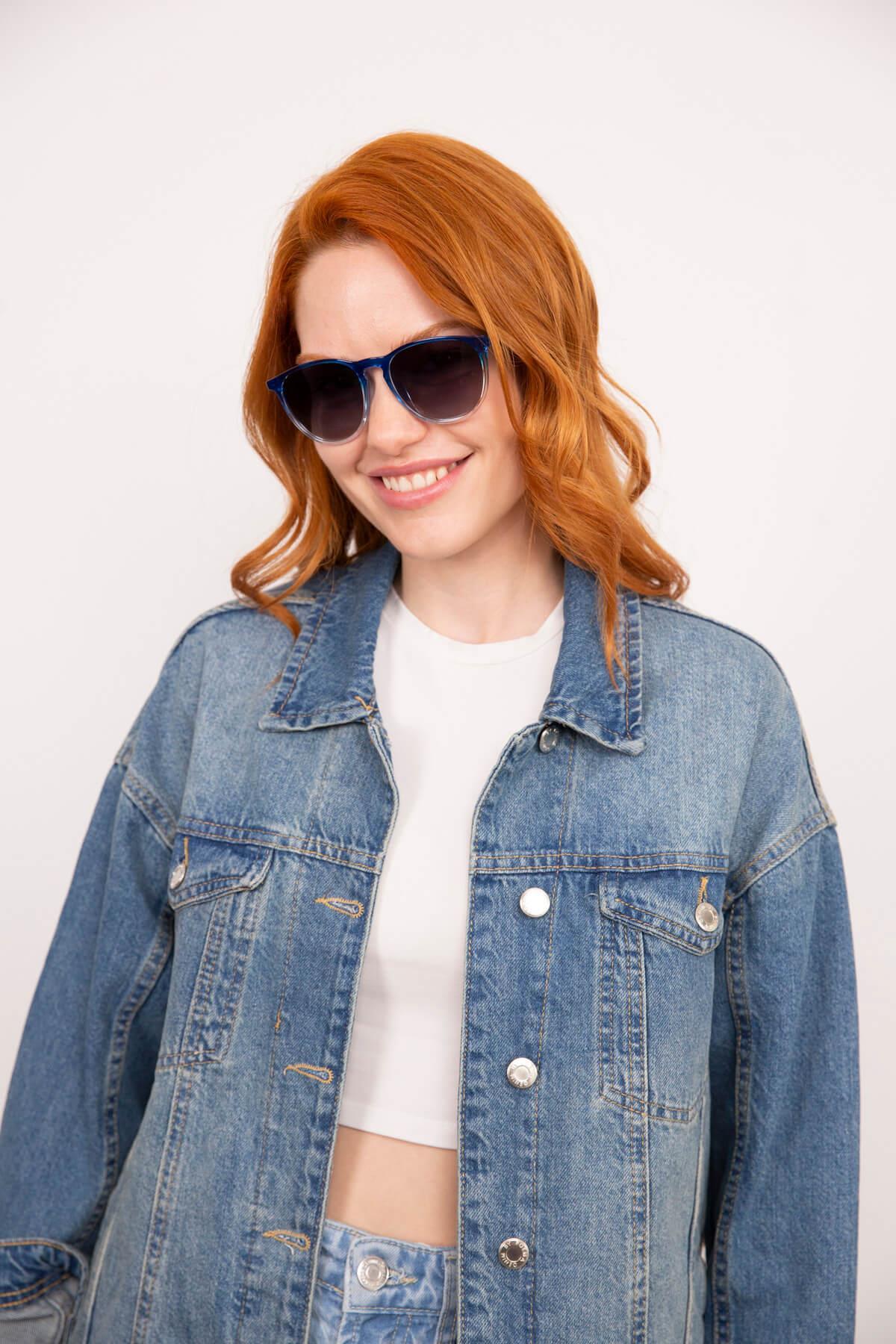 Grace Blue White Güneş Gözlüğü