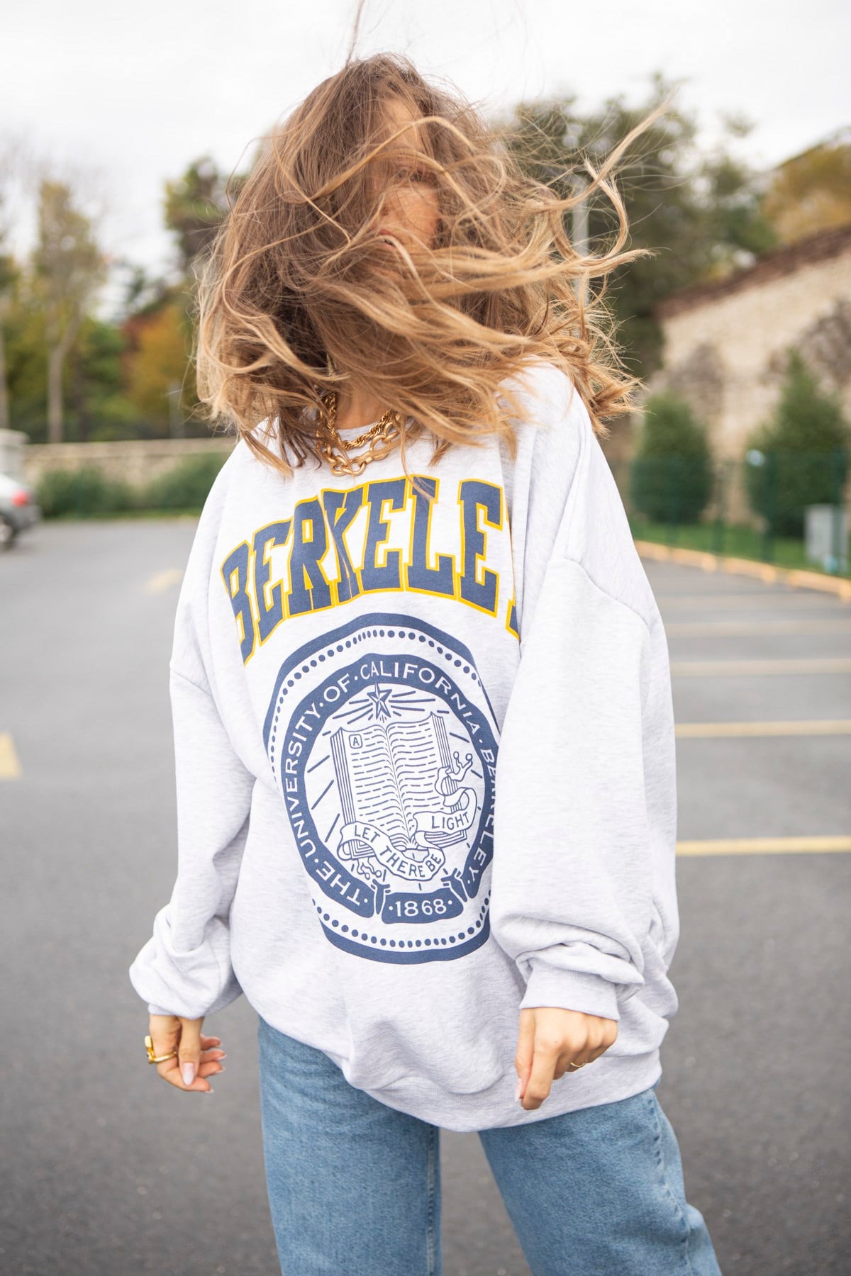 Gri Berkley Sweatshirt