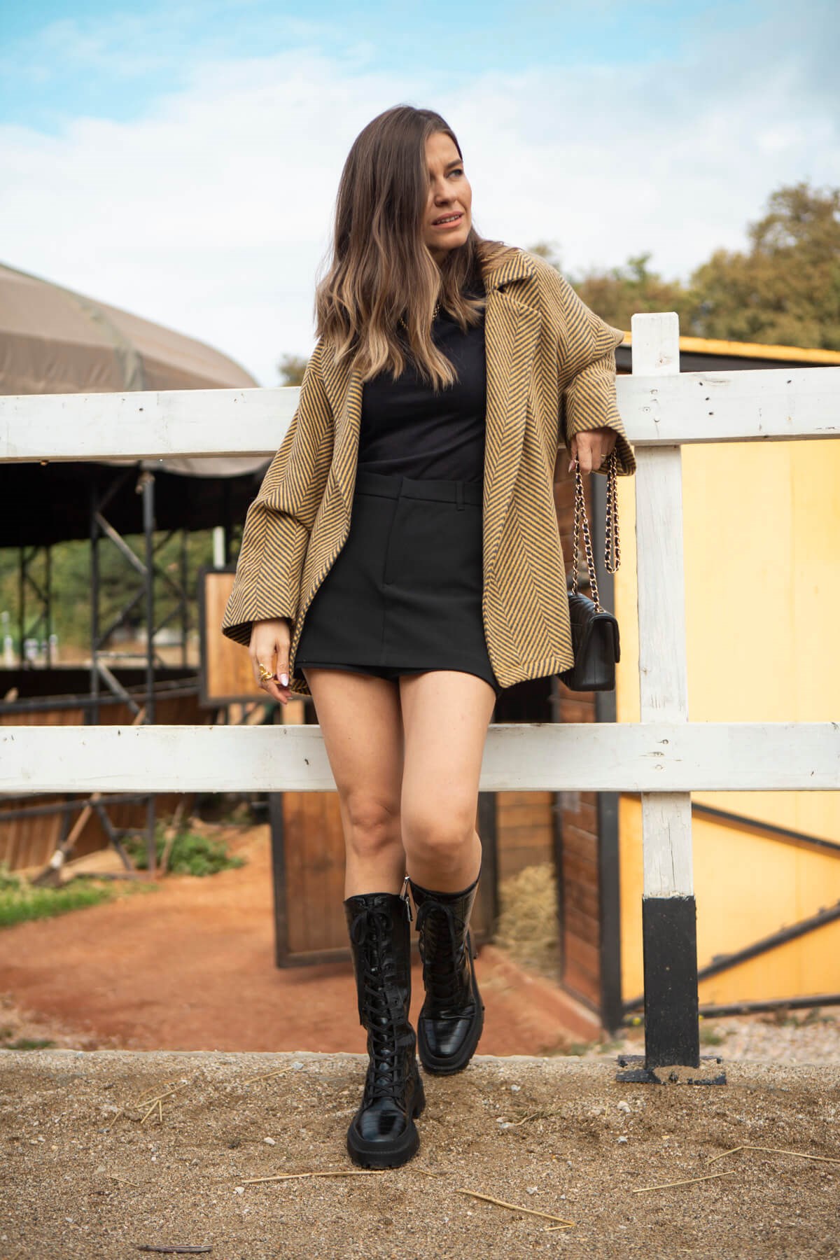 Hardal Oversize İnce Kaban