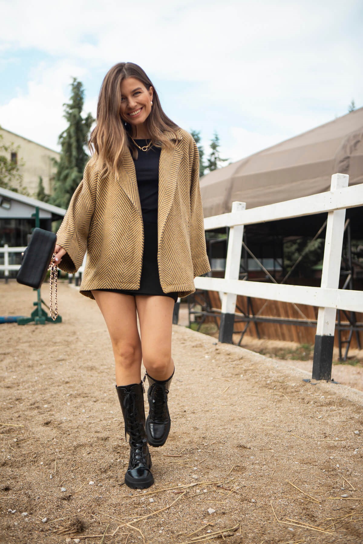 Hardal Oversize İnce Kaban