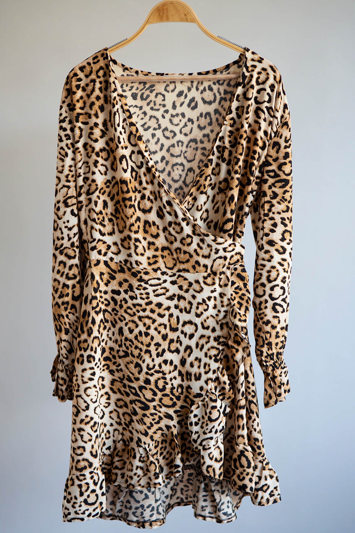 Leopar Anvelop Elbise