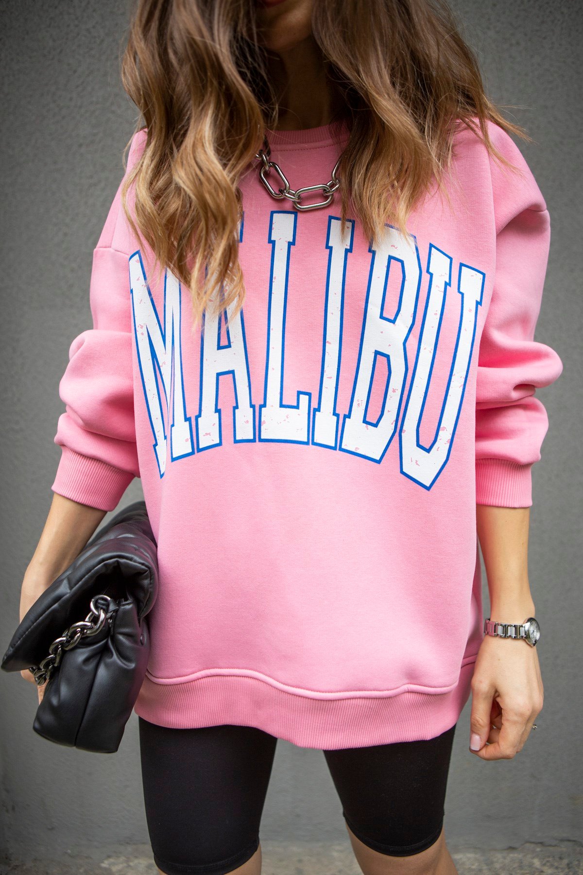 Pembe Malibu Sweatshirt