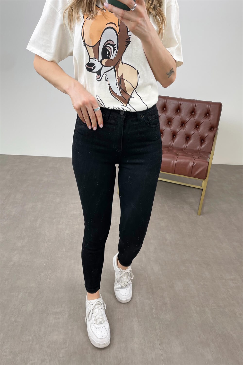 Siyah Skinny Jean