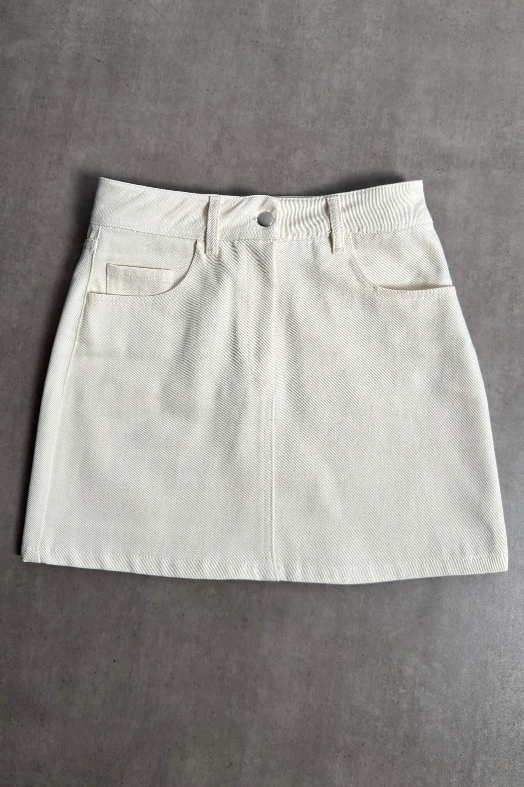 Taş Rengi Gabardin Etek