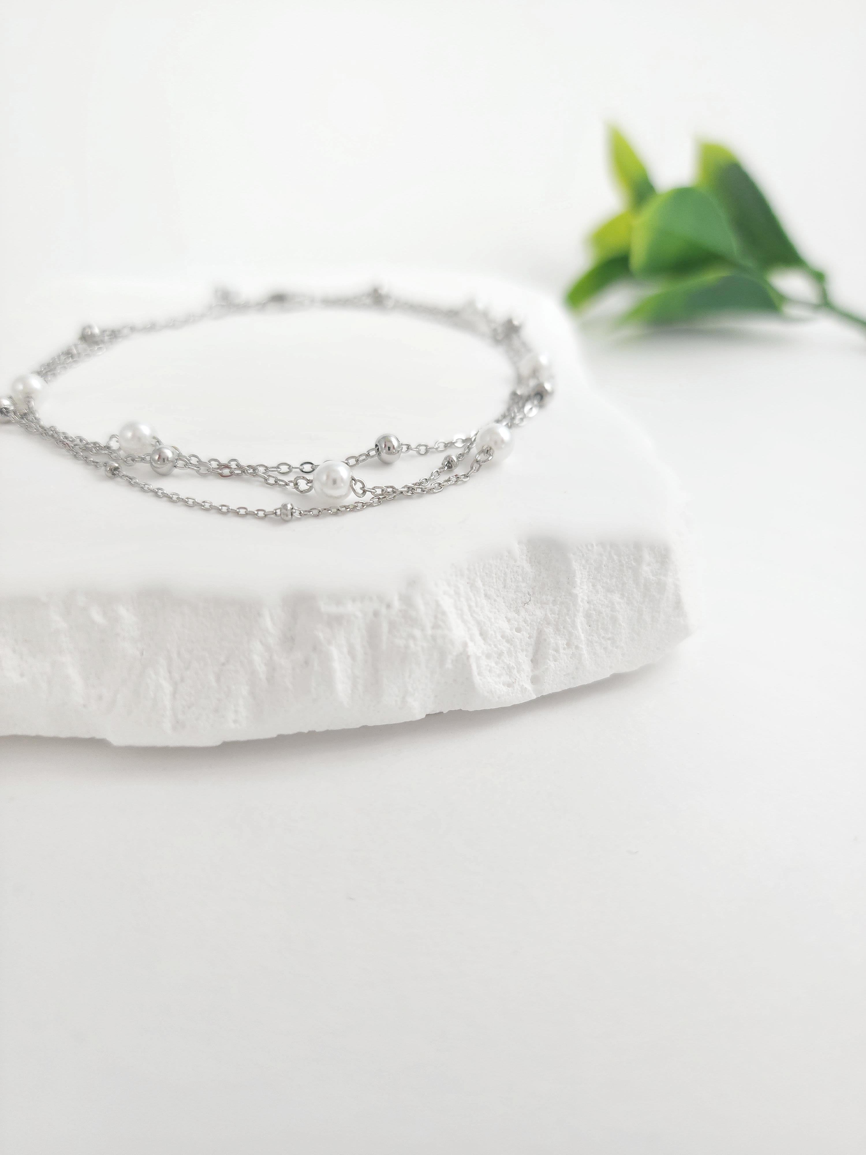 3 Sıra İnci Bileklik