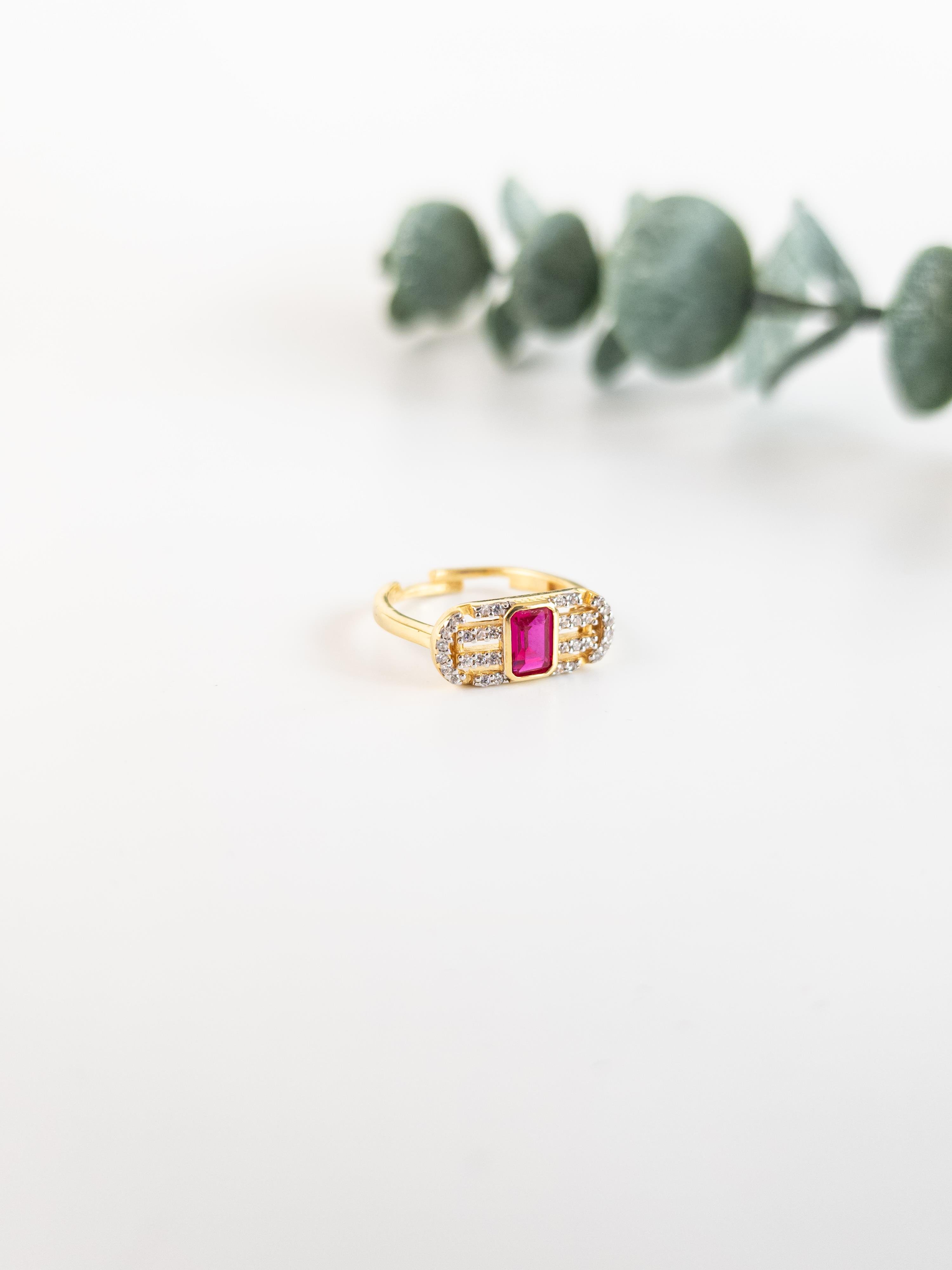 Baget Doğal Taş Yüzük