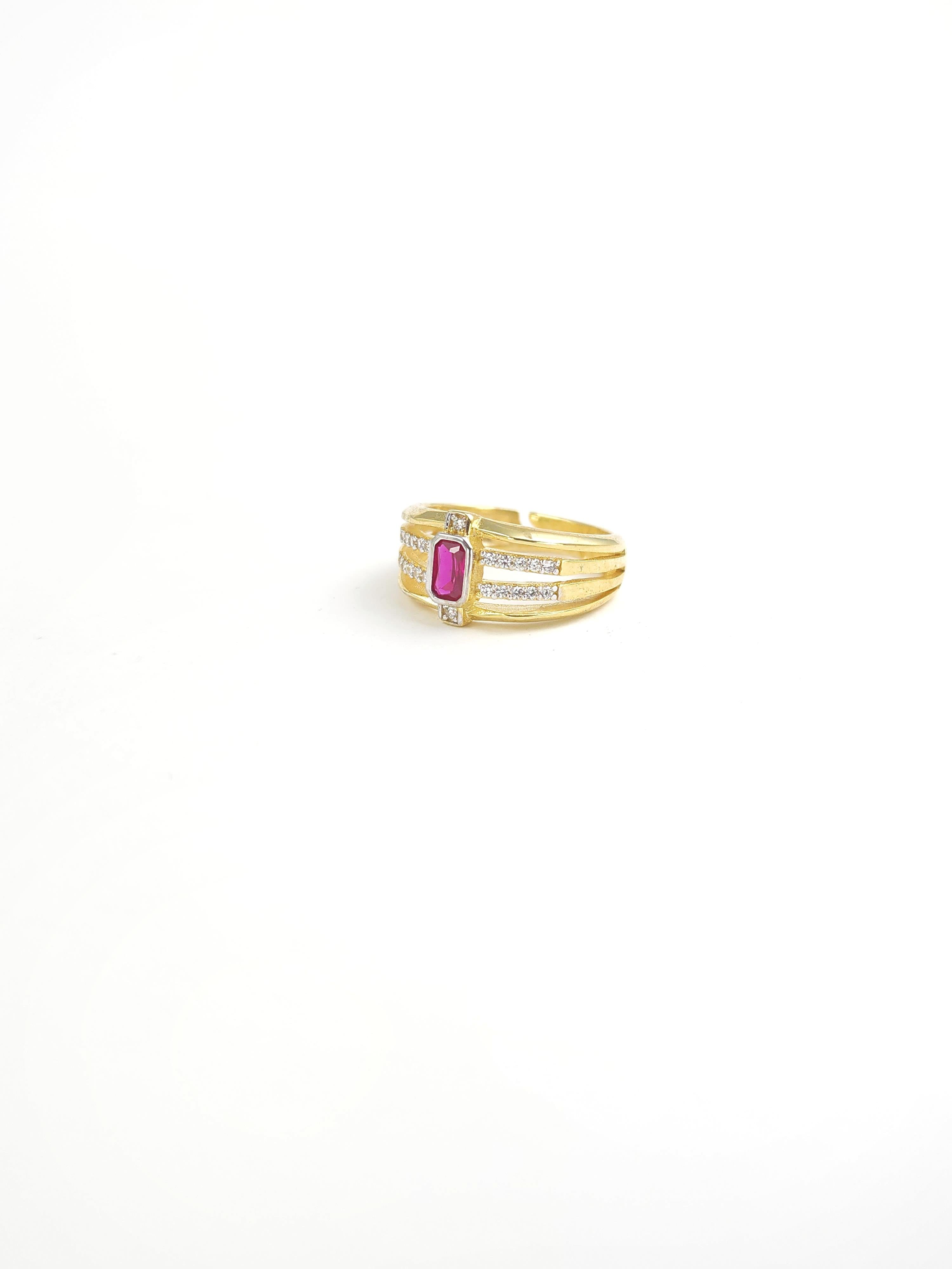 Baget Doğal Taş Yüzük