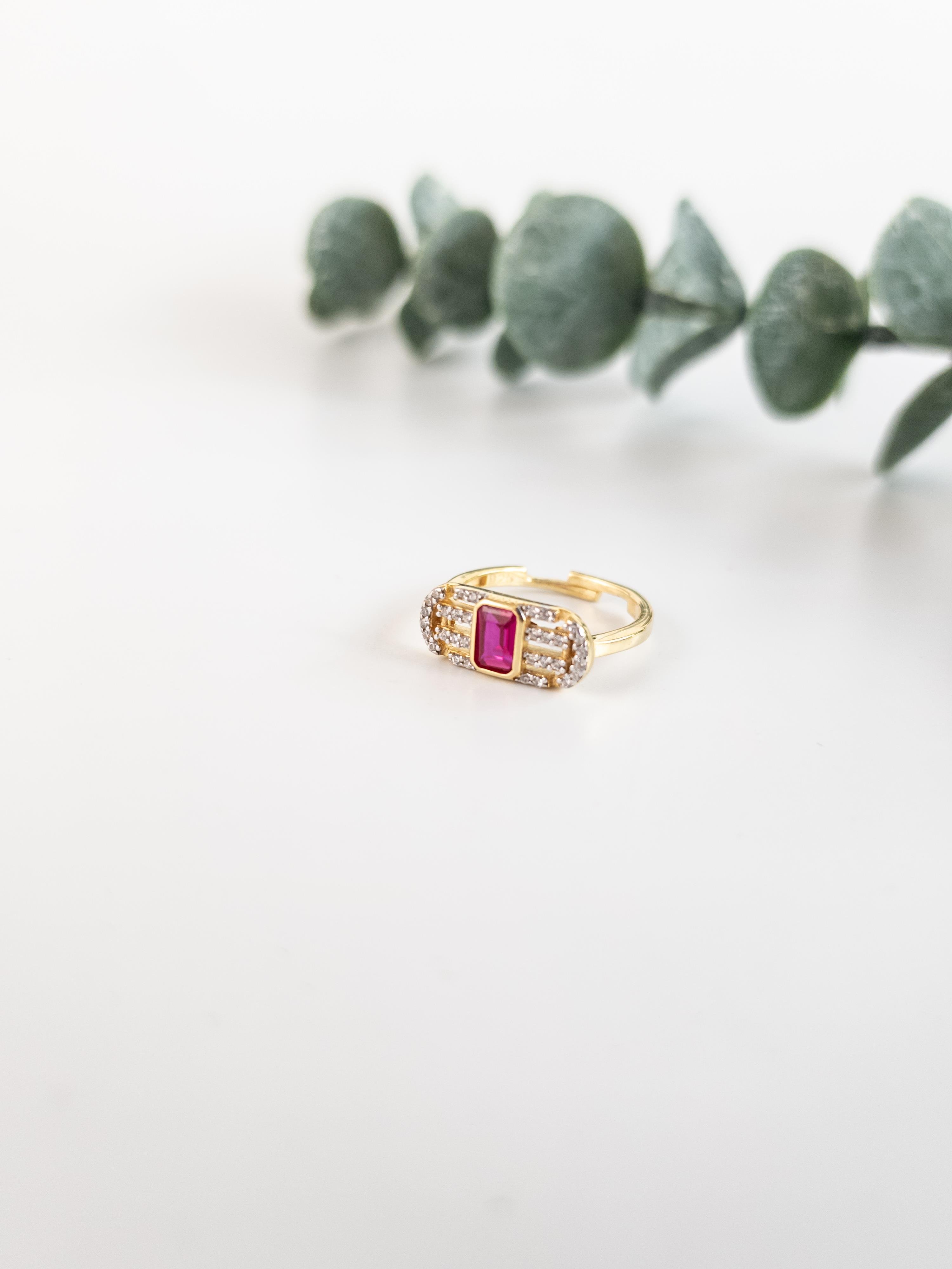 Baget Doğal Taş Yüzük