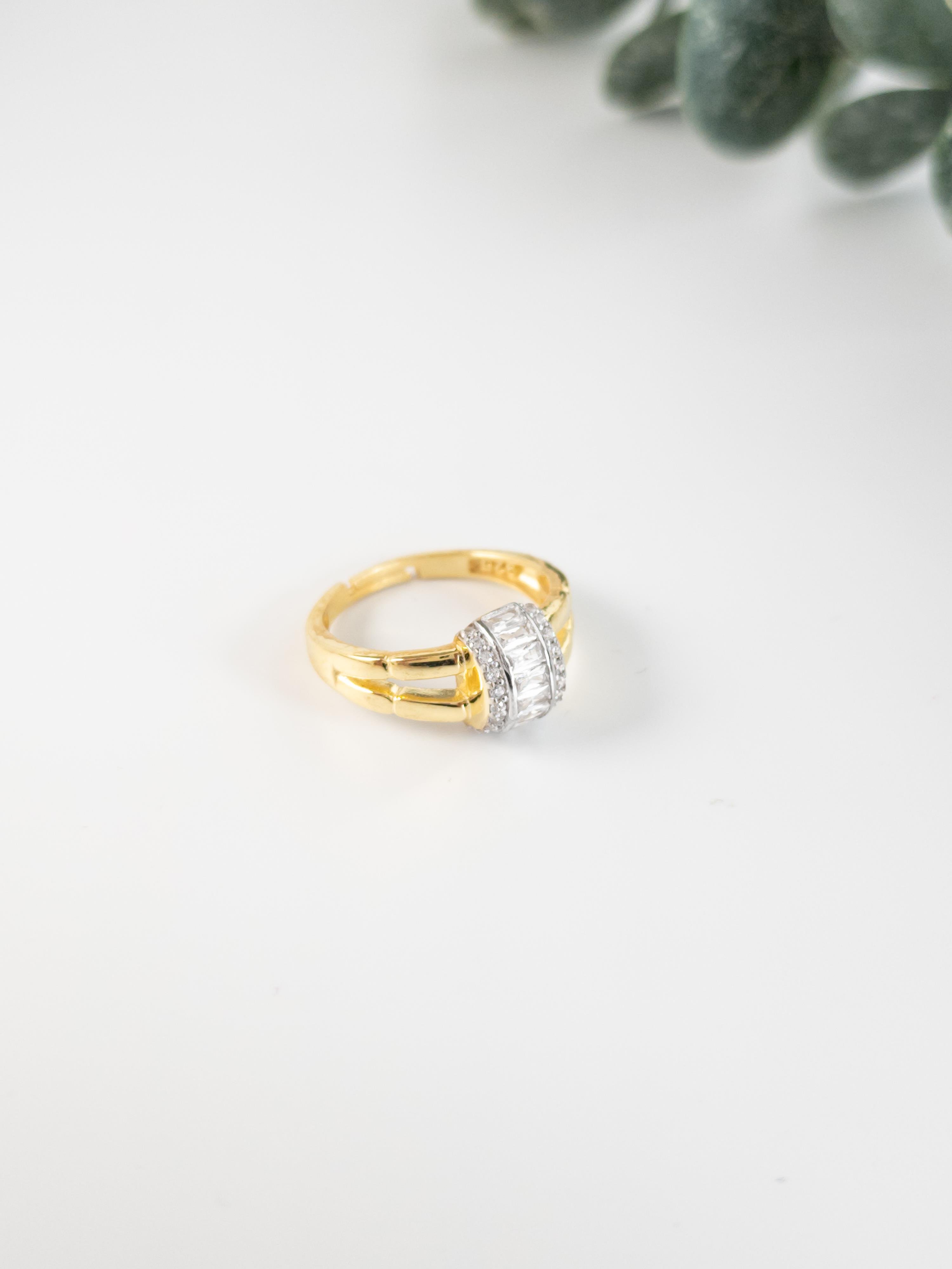 Baget Zirkon 3 Yüzük