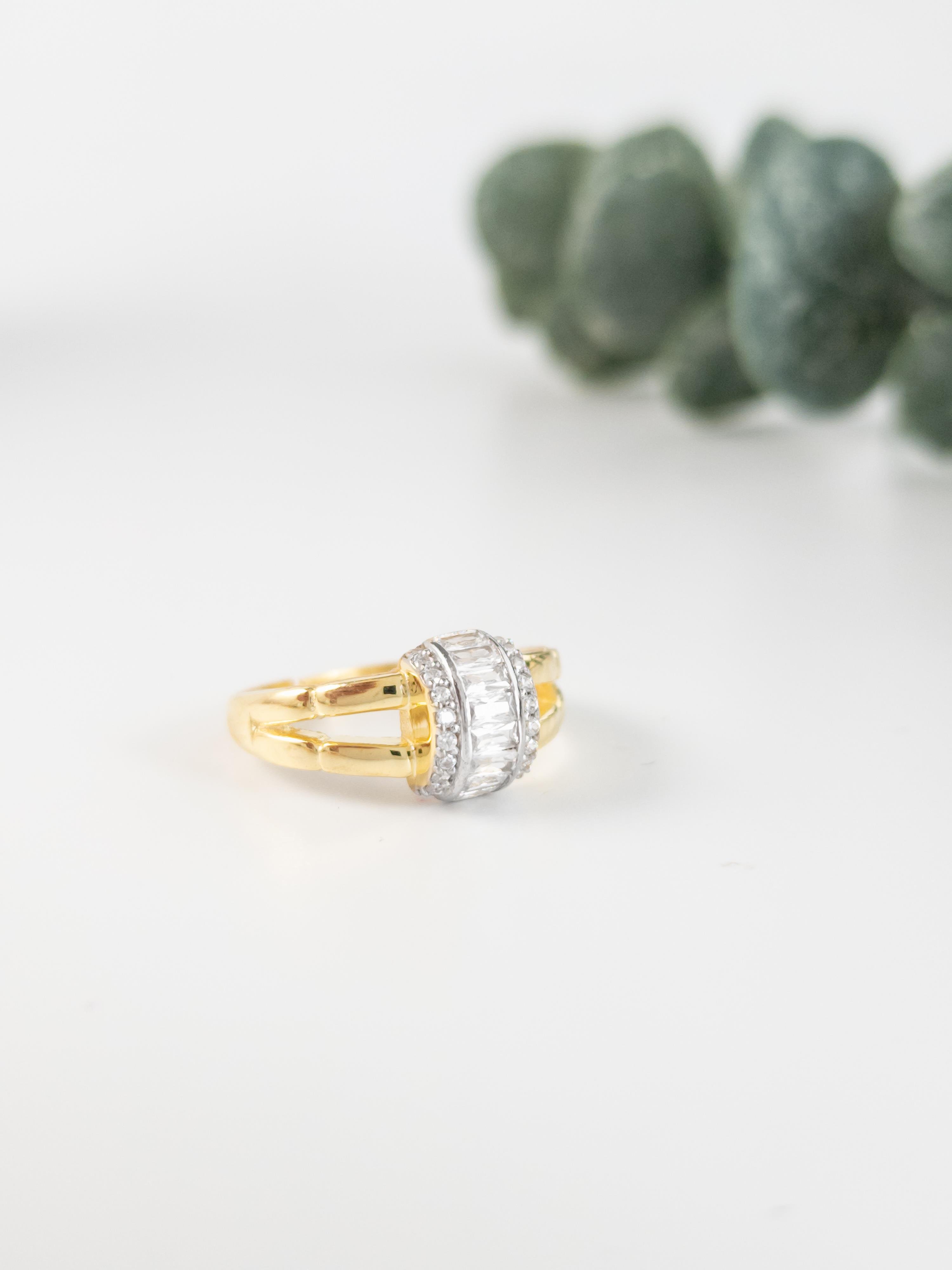 Baget Zirkon 3 Yüzük