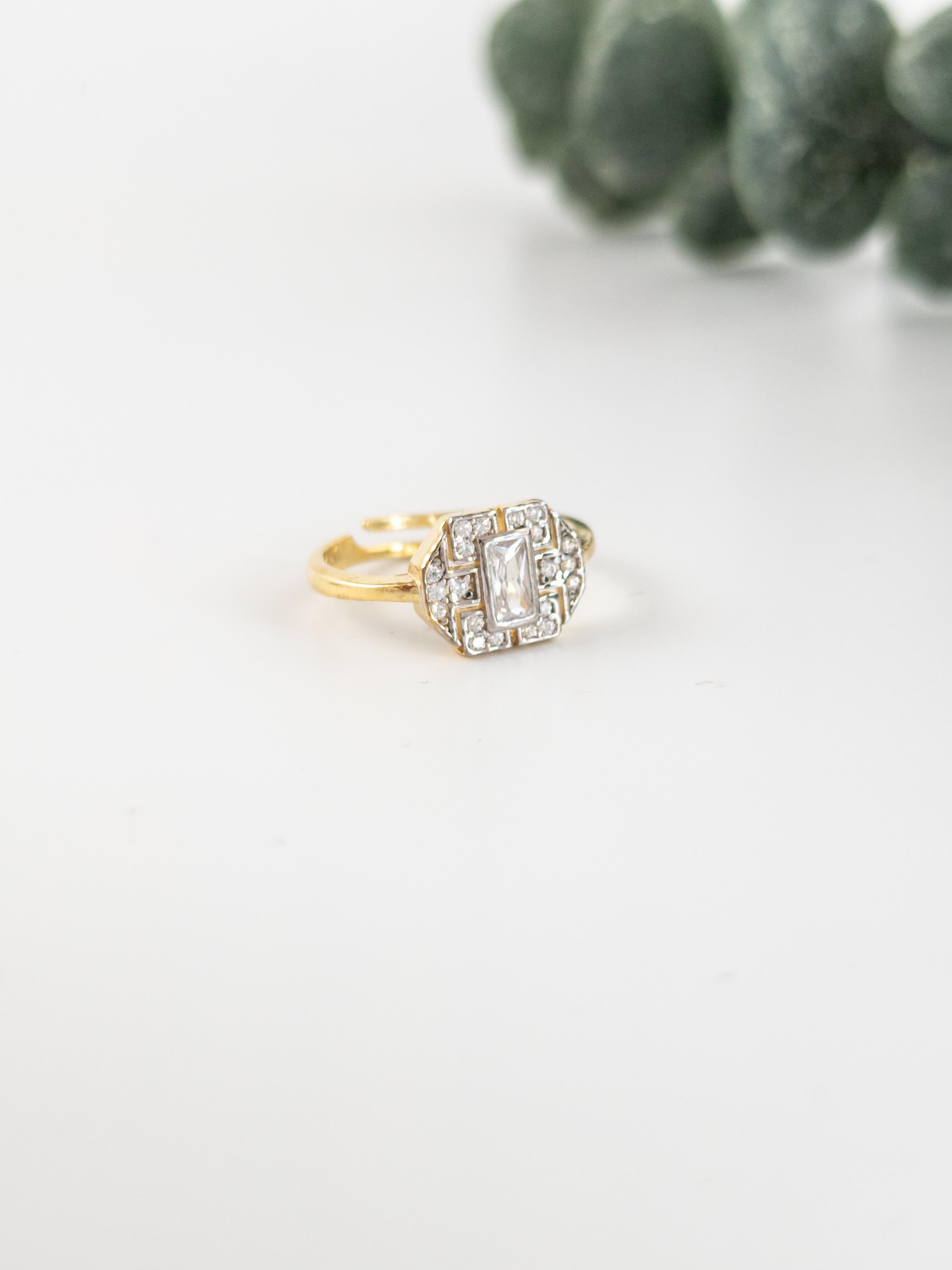 Baget Zirkon 4 Yüzük