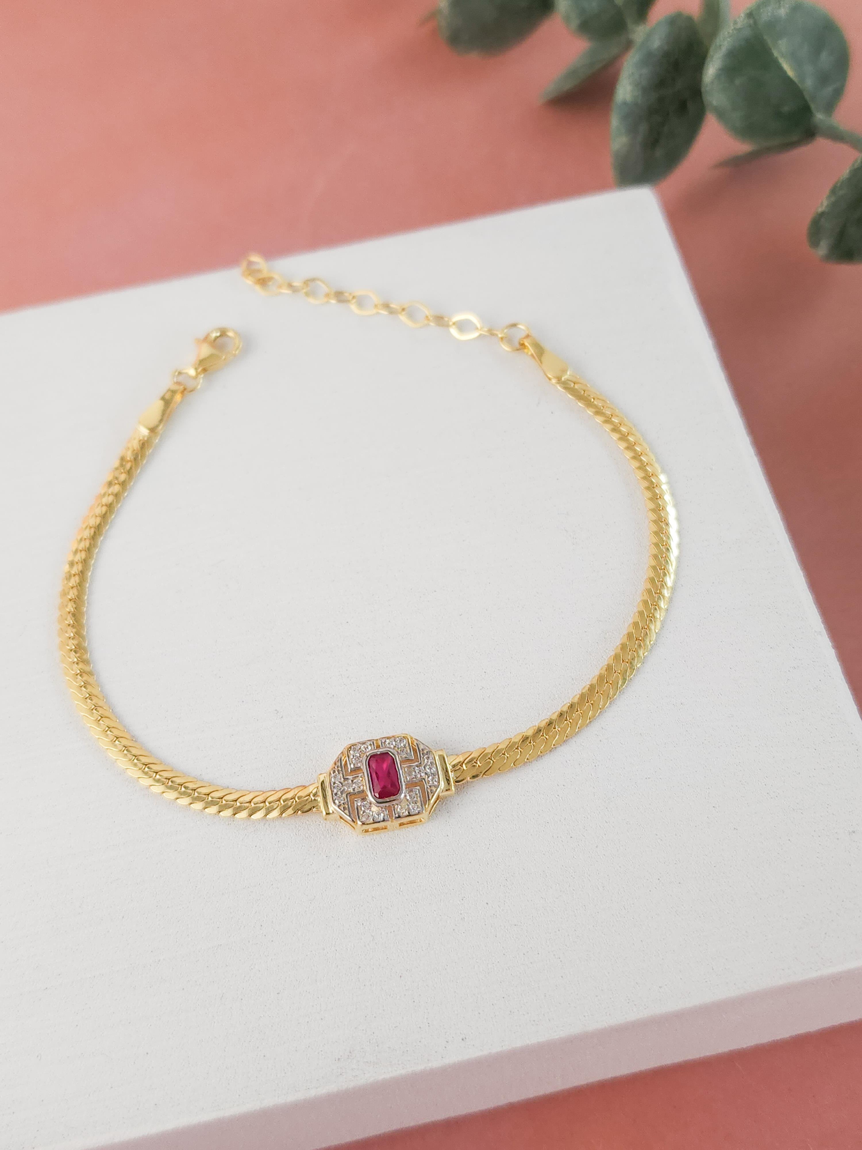 Baguette 7 Yassı Bileklik