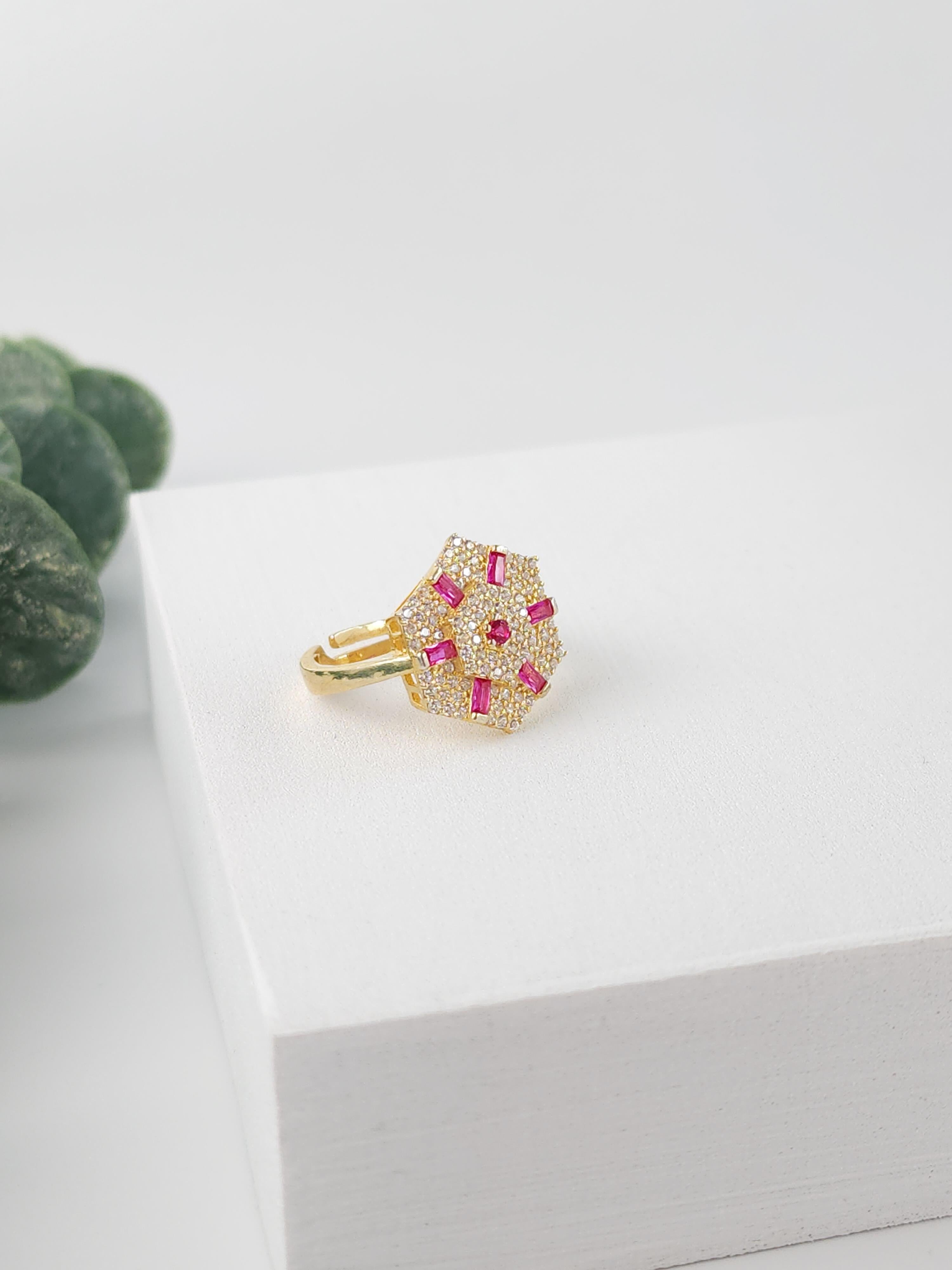 Burgundy Tasarım Yüzük