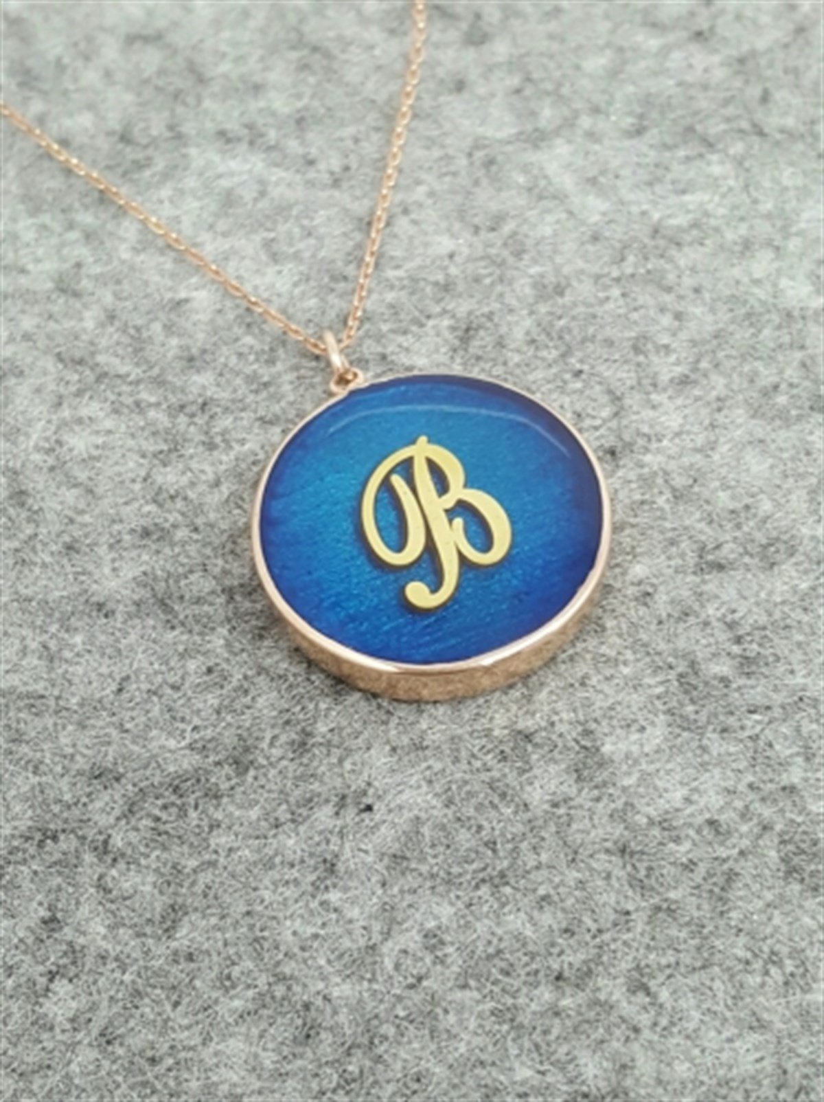 Büyük Boy Tasarım Harf Kolye (İstediğiniz Harf Çalışılıyor)