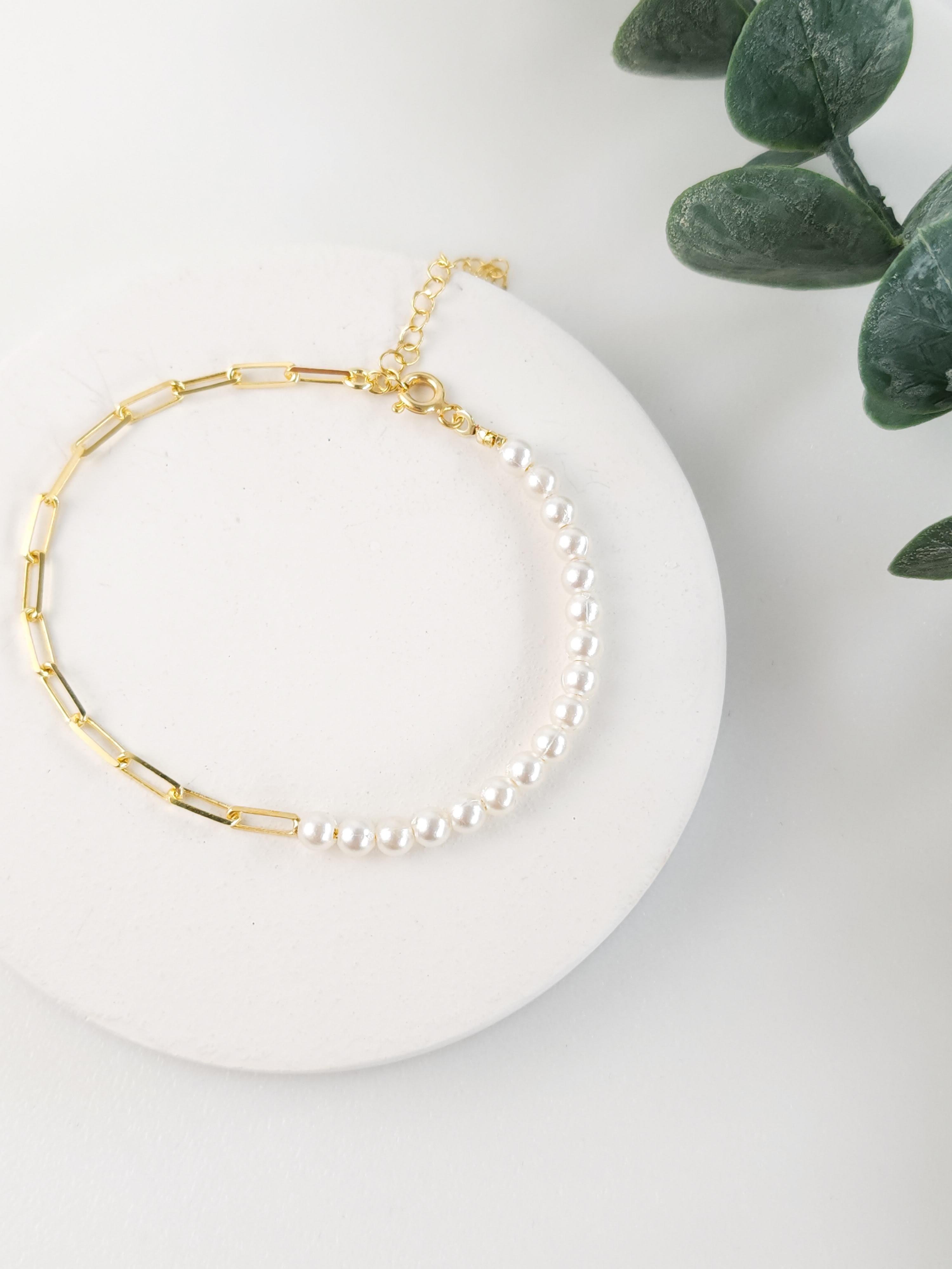 Chain Perla Bileklik