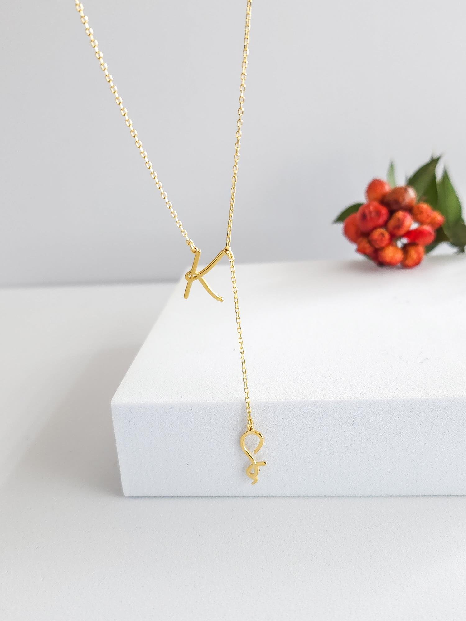 Çift Harf Kolye