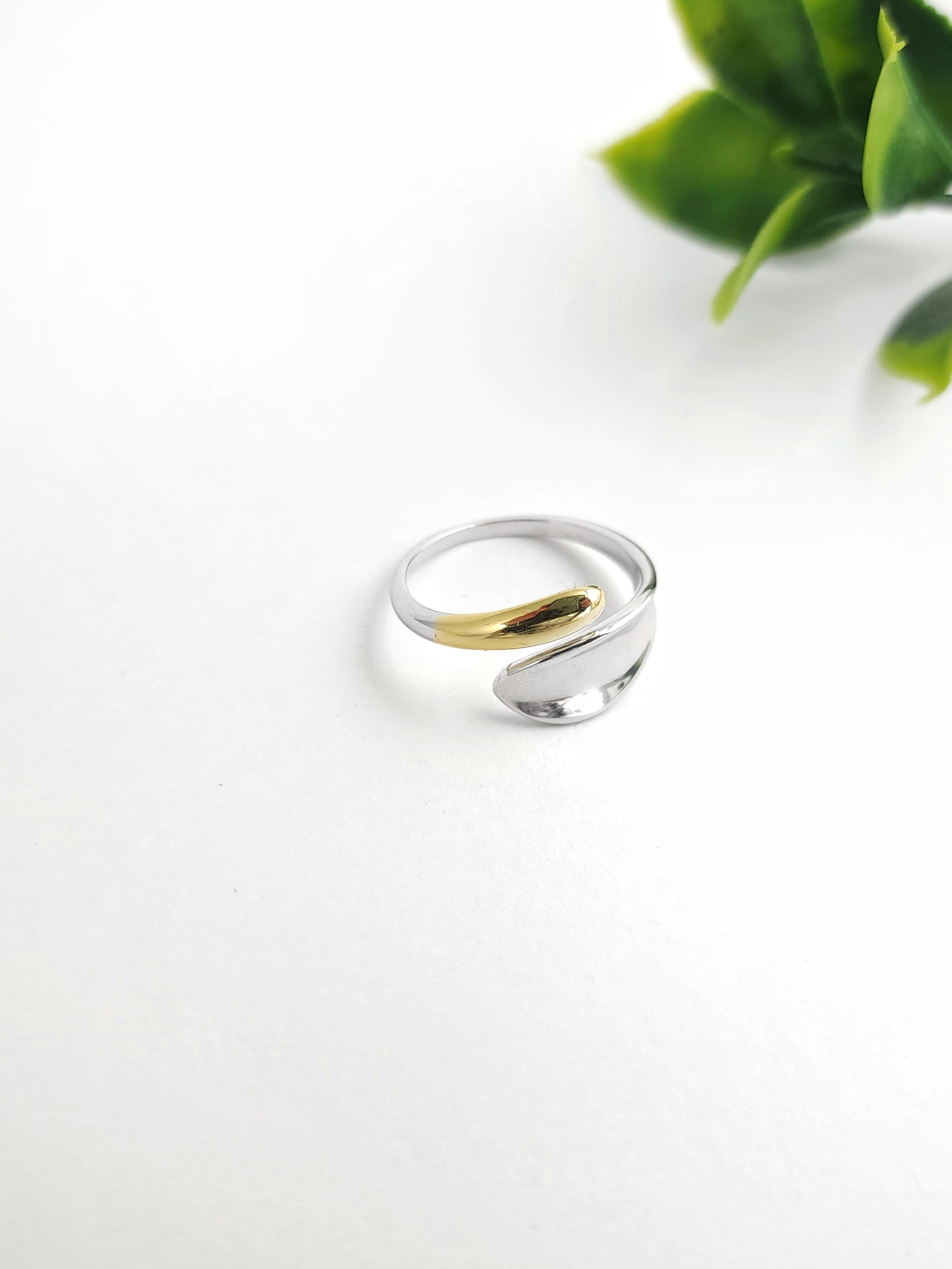 Çift Renk İtalyan Sarmal Yüzük