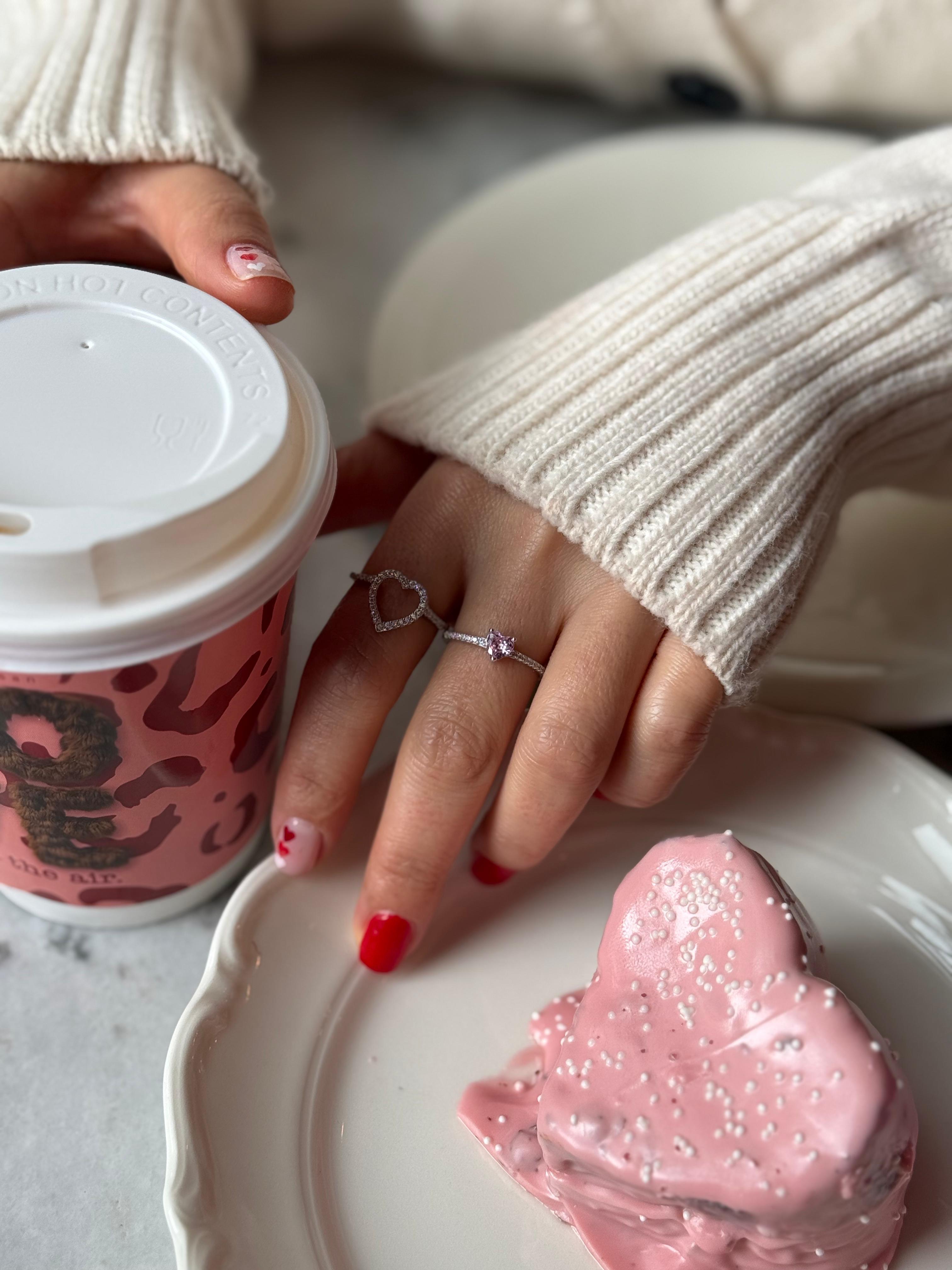 Couple Kalp Yüzük ( 2 Yüzük )