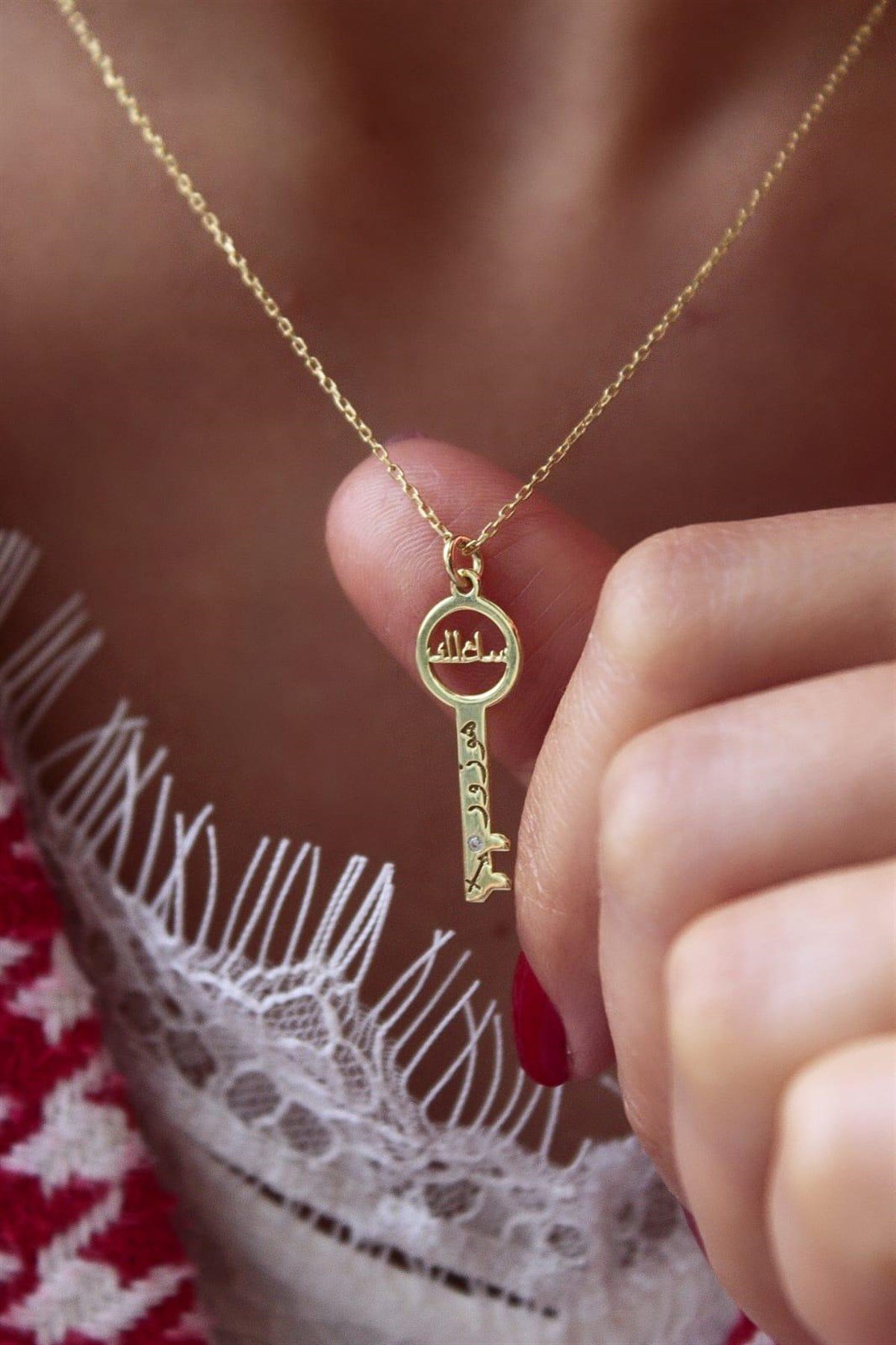 Dilek Anahtarı Kolye