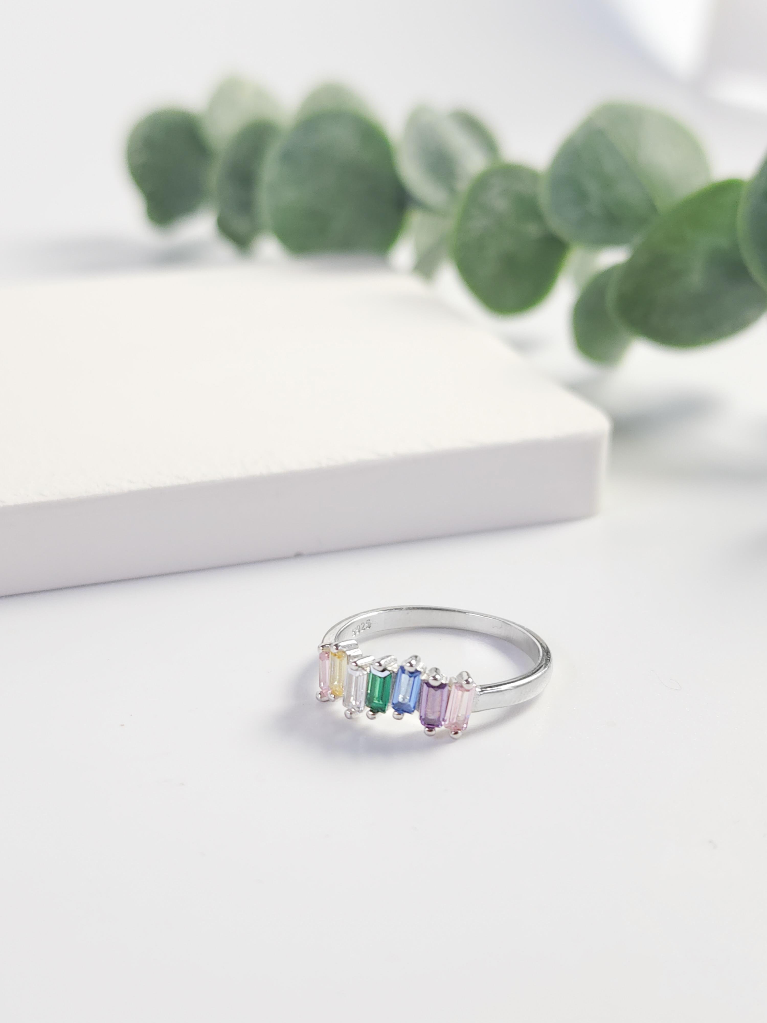 Doğal Taş Baget Yüzük