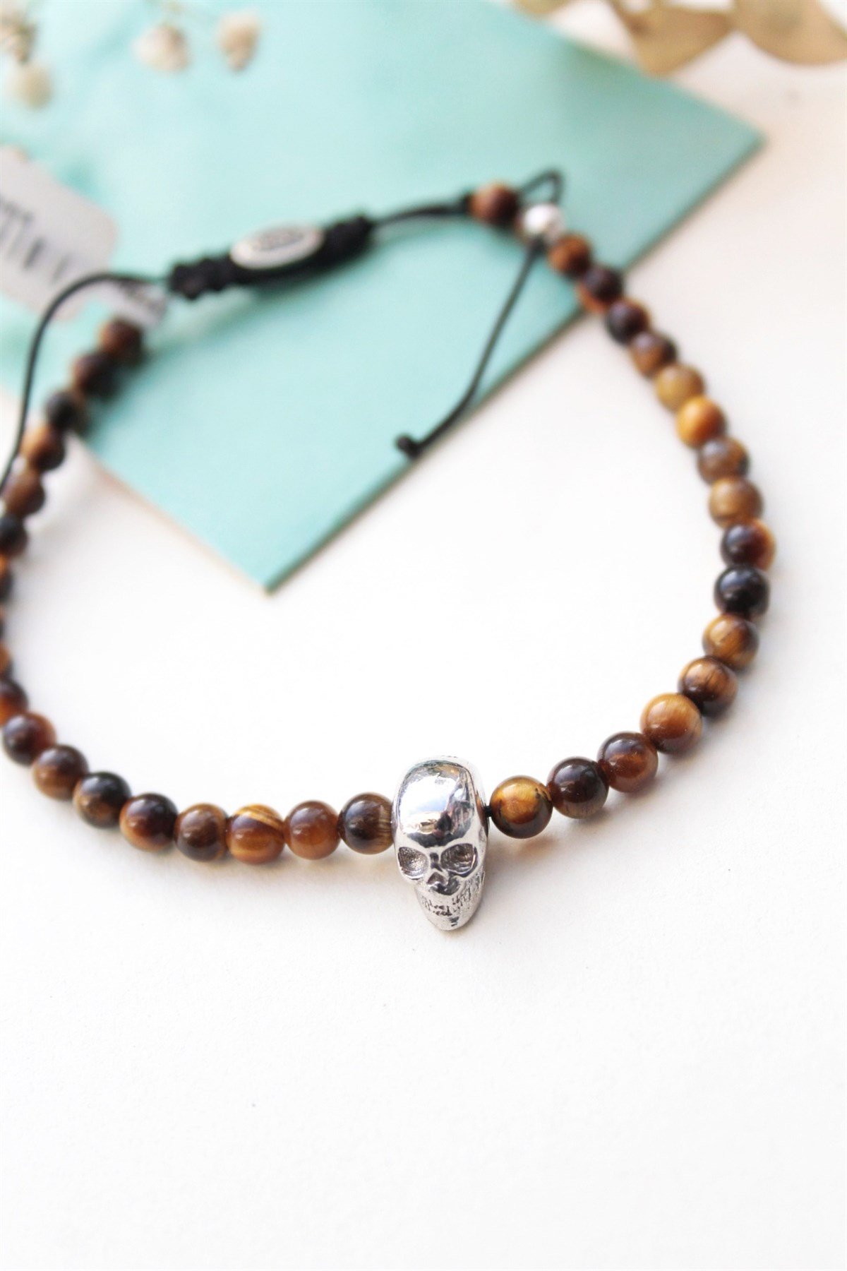 Doğal Taş Bileklik ( Gümüş )