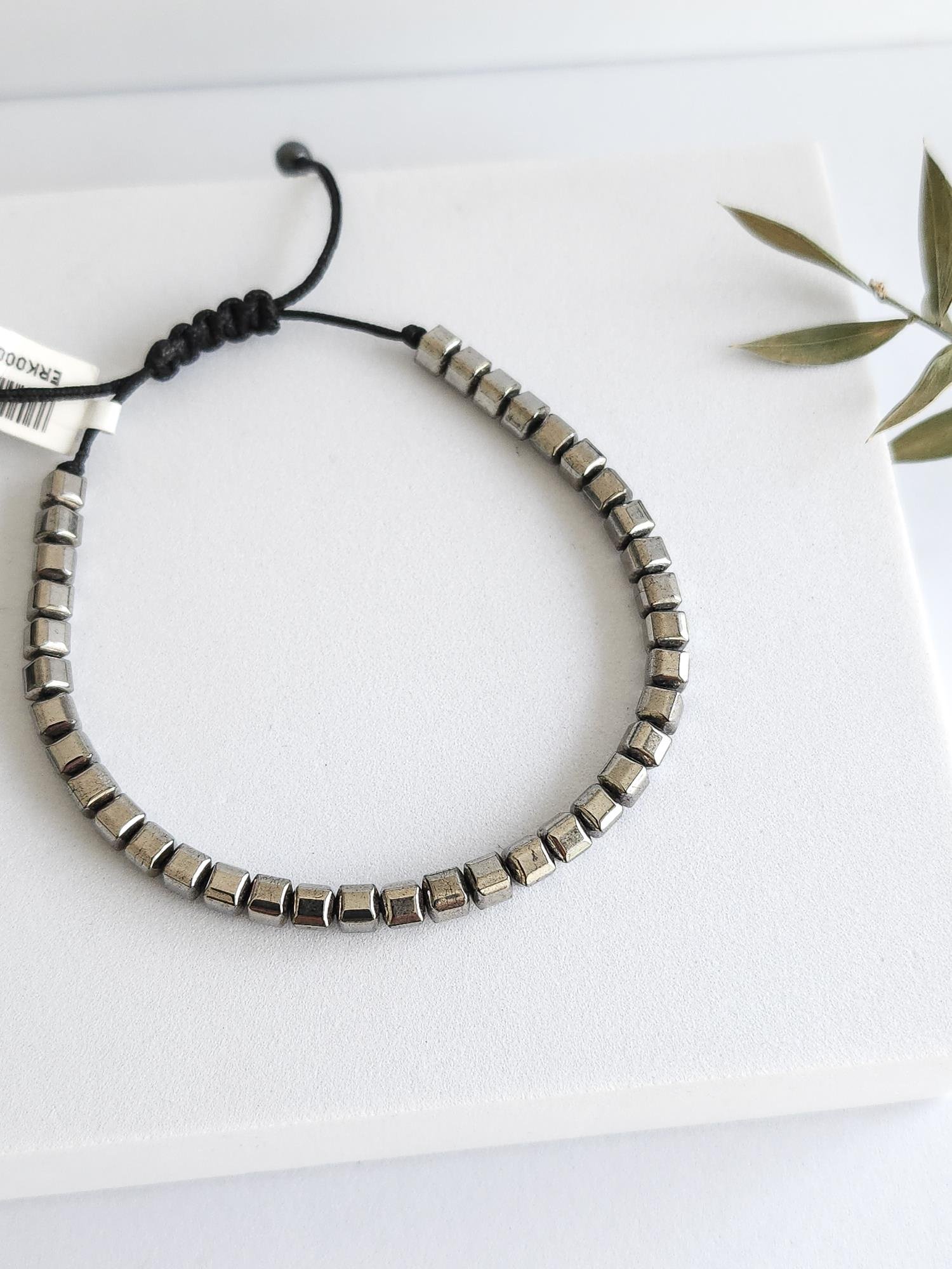 Doğal Taş Bileklik ( Hematit )